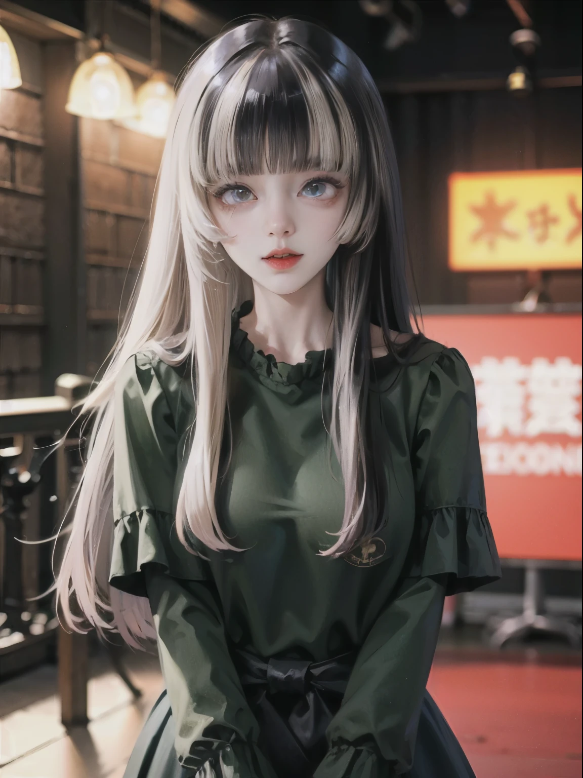 Kurokawa Gold(1z game),1 girl, alone,looking at the audience,8k, beautiful lights,symbol-shaped_student, shiny_Eye, Star-shaped_student, Star_(symbol),