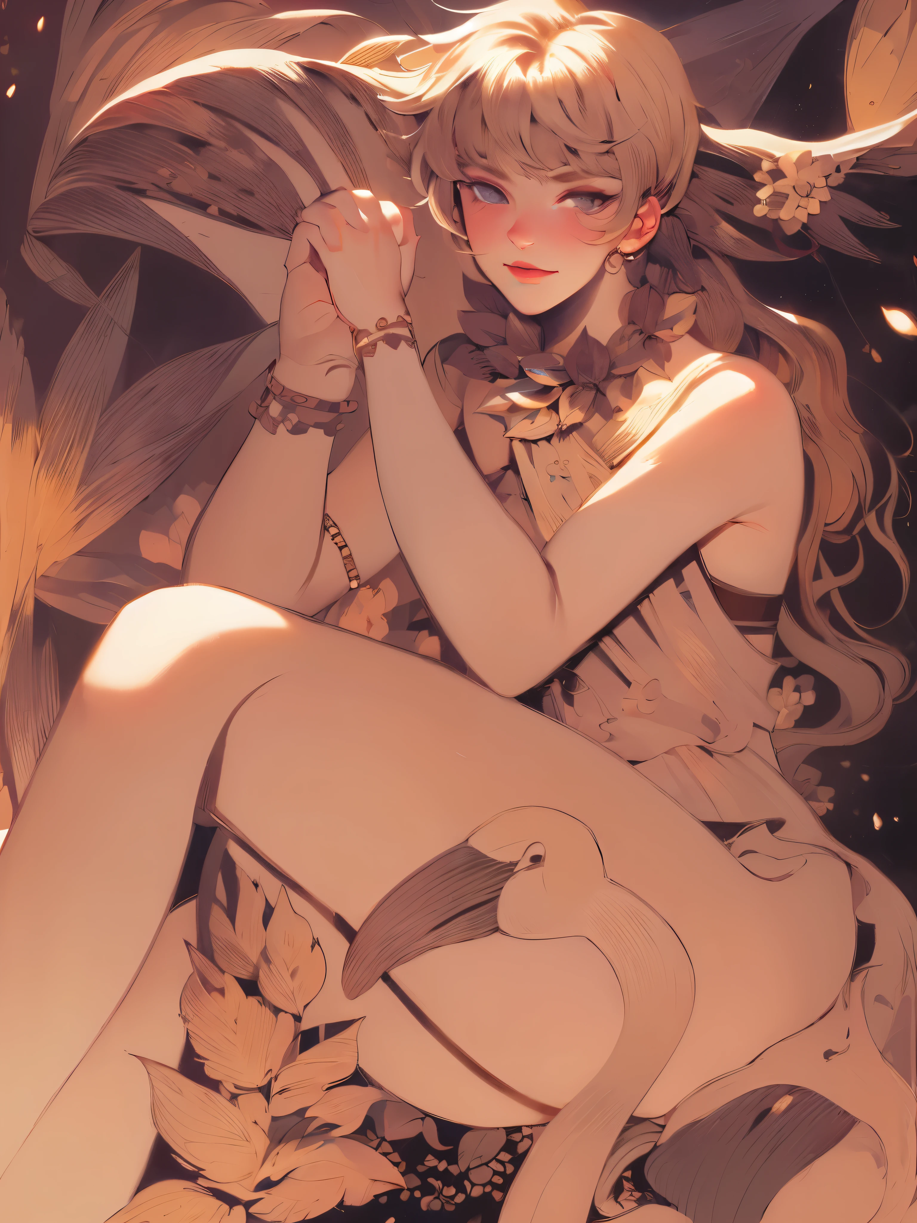 ((masterpiece))，((quality))，((Best quality))，((official art))，alphonse mucha ,asian Painting, hwasanchiun, j.c leyendecker, james jean, Audrey Kawasaki 