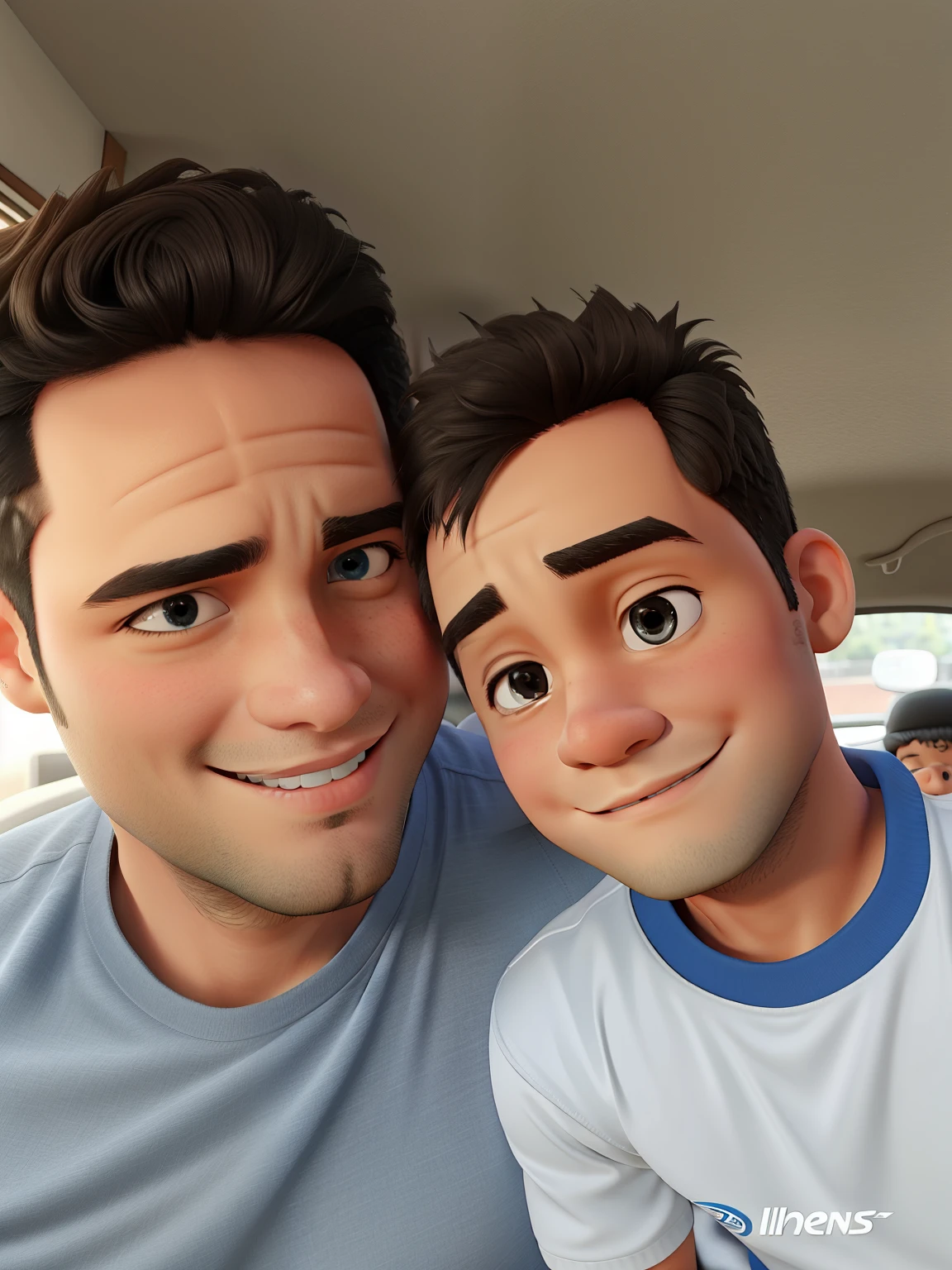 pai e filho, Pai de 22 anos e filho de 2 anos