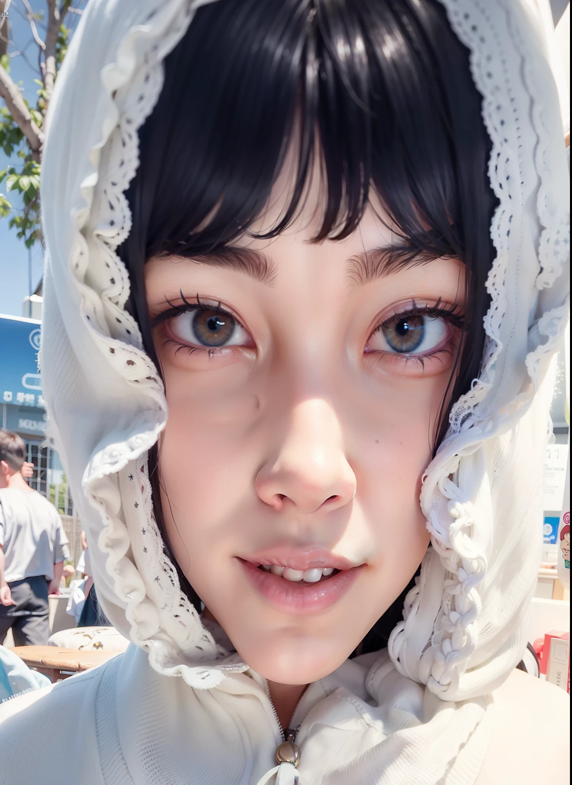Asian boy with a hood and a smile on his face, Jaeyeon Nam, adorable and pale korean face, Jinyoung Shin, Ulzzang, young lovely korean face, rosto bonito e claro, profile picture with headshot, Heonhwa Choe, Kim Doyoung, Lee Ji-Eun, Lee Ji-eun, foto do perfil 1024px