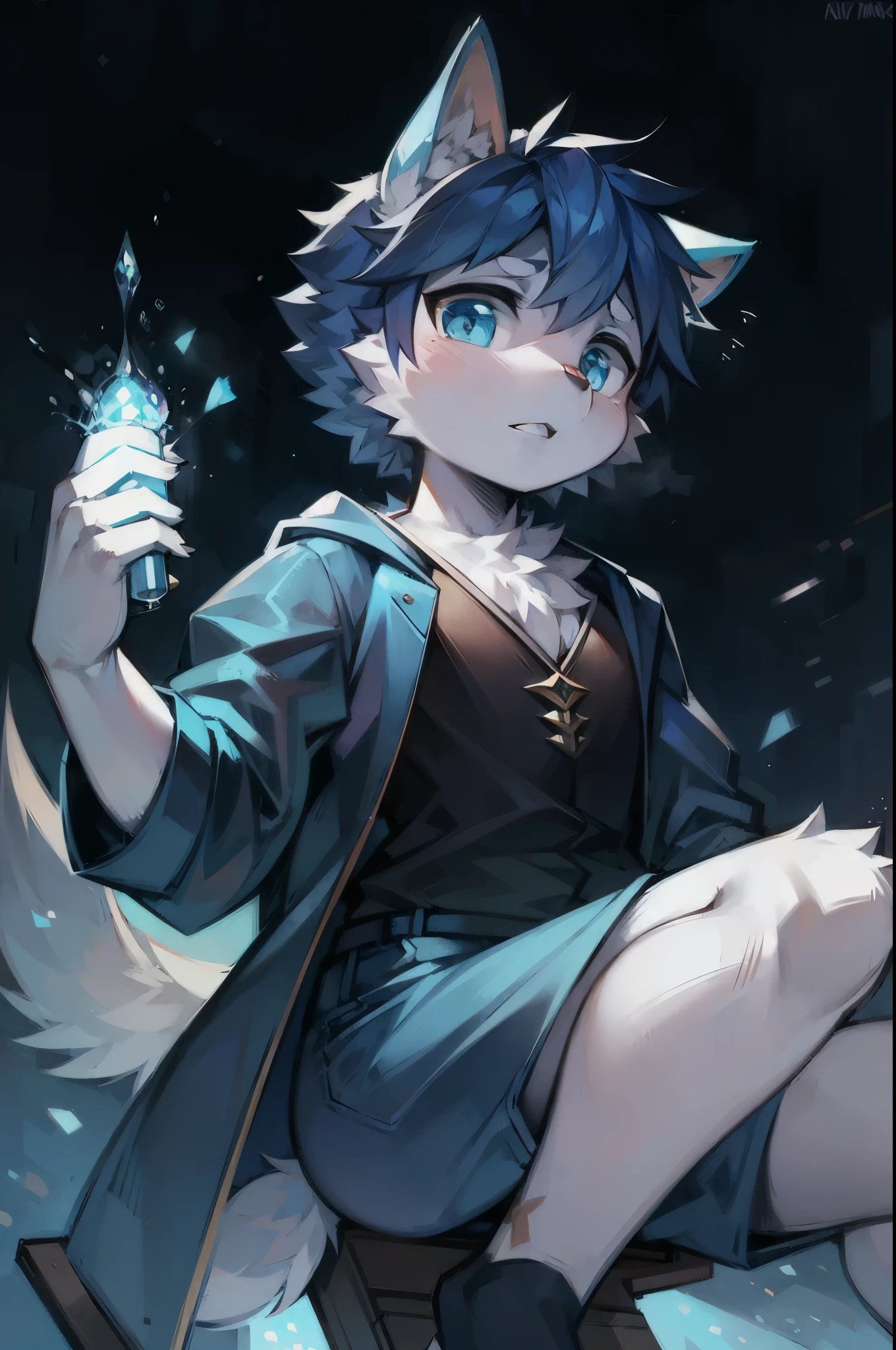 Change background to starry sky,The eyes are very discerning