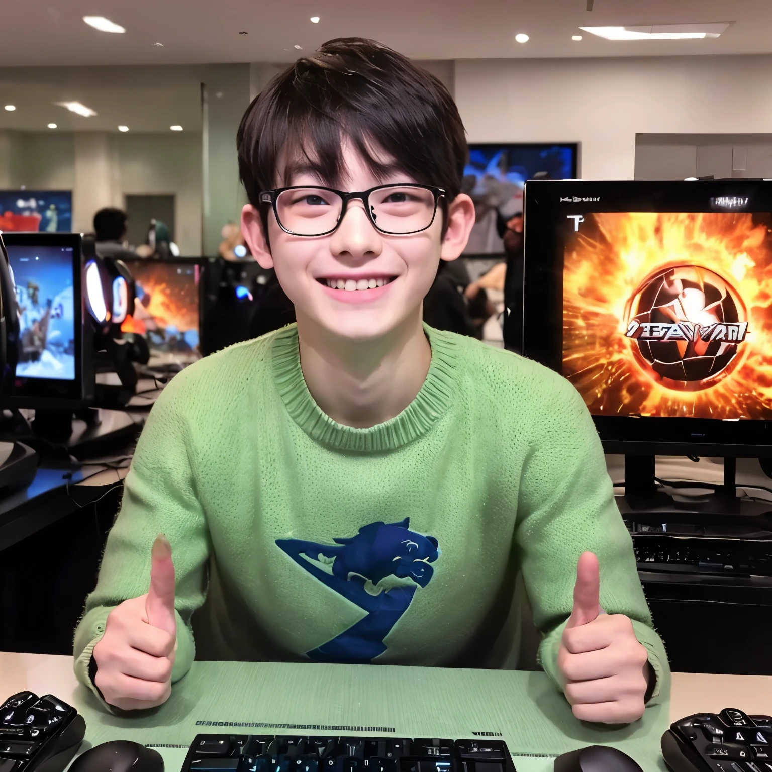 A young nerd and gamer who likes computing and has a YouTube channel 