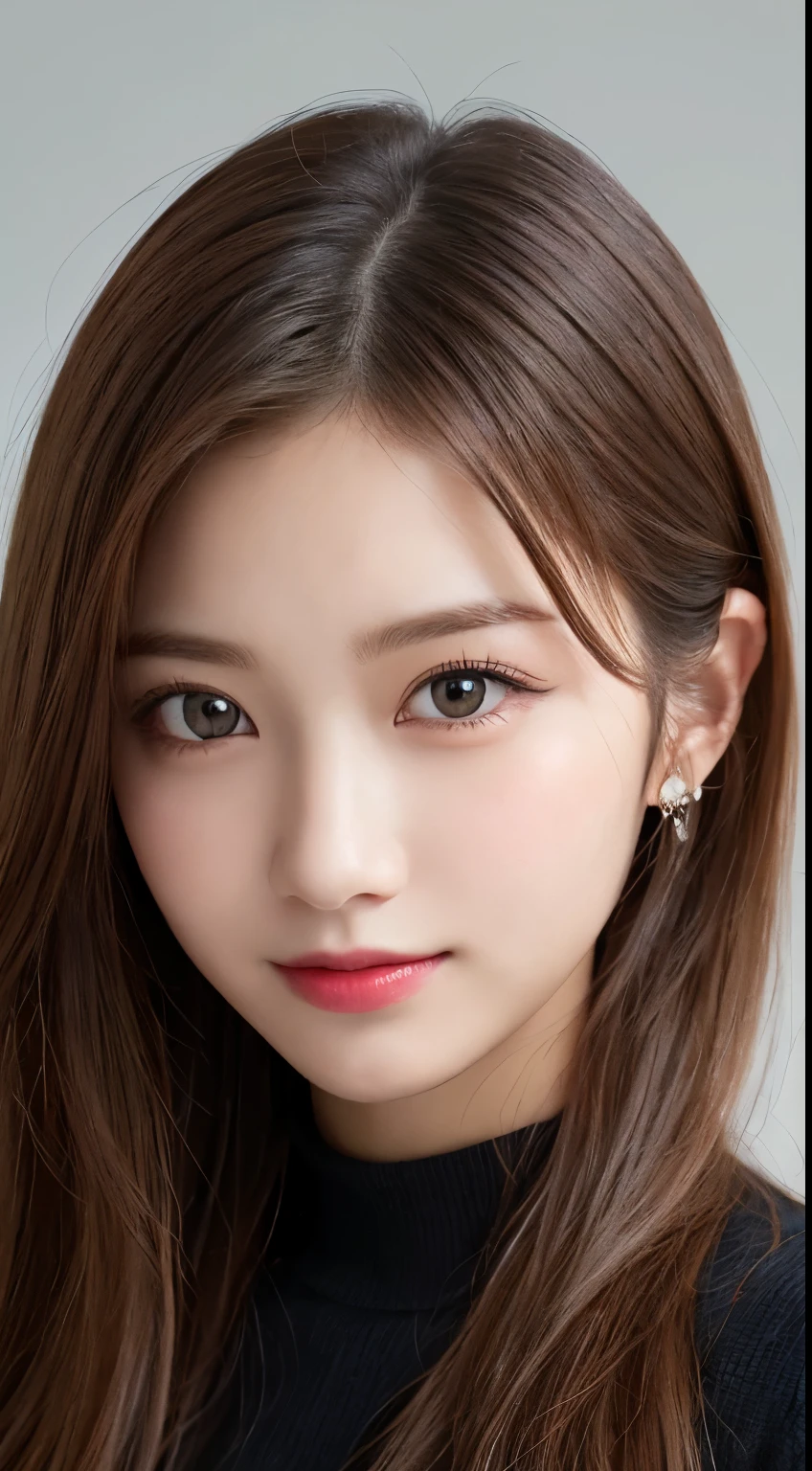 table top, highest quality, shape, Super detailed, finely, High resolution, 8k wallpaper, 完璧なダイナミックな構shape, beautiful and detailed eyes, dress, small breasts, natural color lip,優しいsmile,20 year old girl、美しくdetailed face、perfect and beautiful face,Big eyes、美しくdetailed face、perfect and beautiful double eyelids、blur the background、Feminine poses、slim face and style、straight hair、 (get closer to the face, enlarge the face, face focus:1.0), break, (masterpiece, highest quality, Super detailed, detailed face, 8k)、real photos(best image quality)、K-POPアイドルフェイス、smile