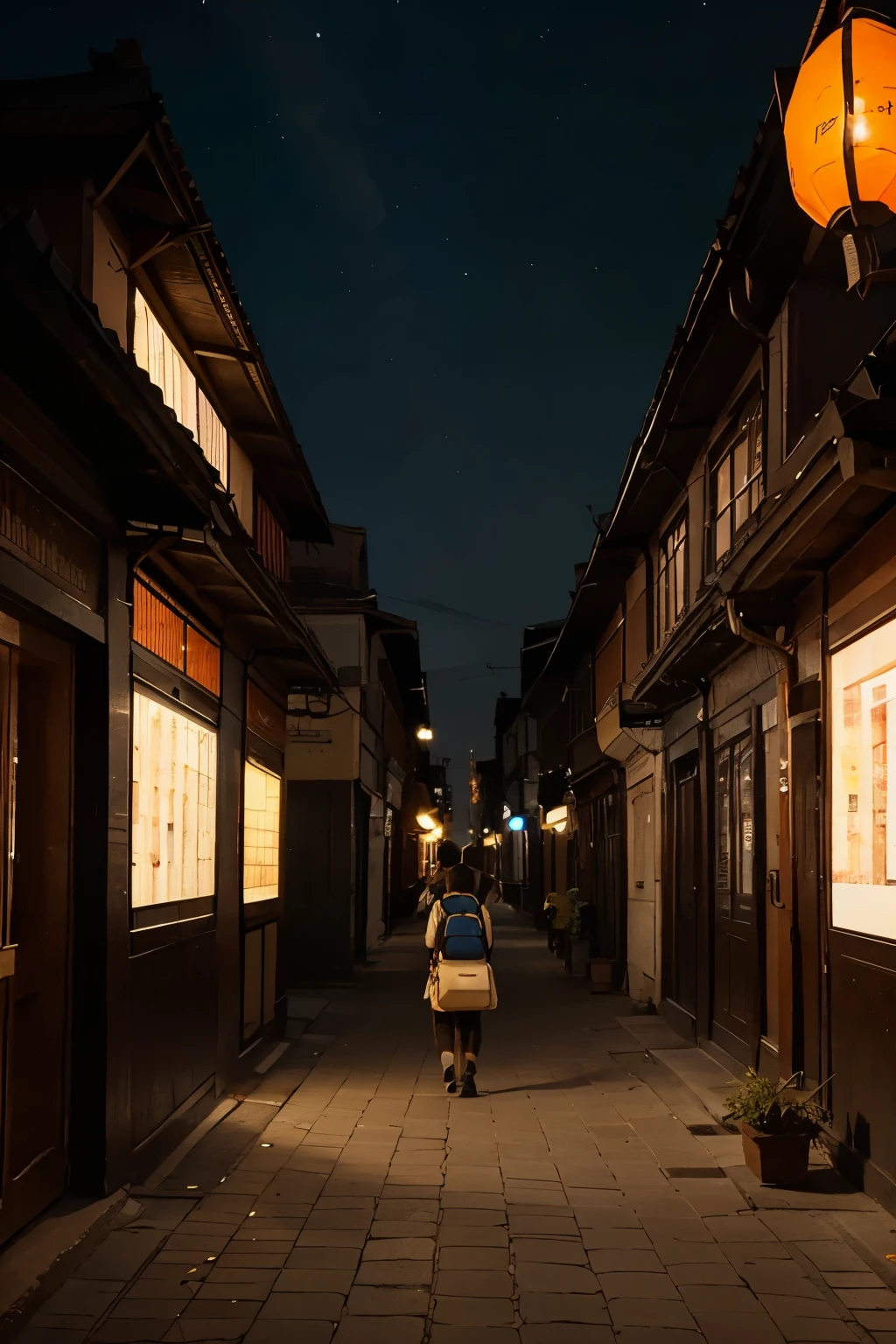 Make the image more clearer give me variations and show the bagpack as focus