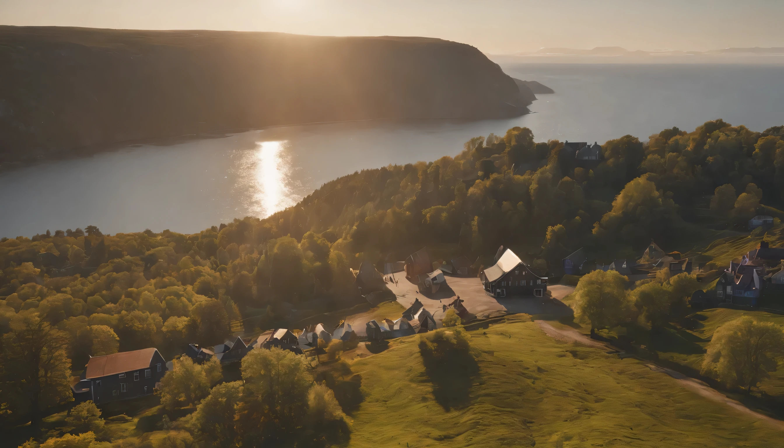 (Highly detailed CG Unity 8k wallpaper、masterpiece、highest quality、Super detailed)、(best lighting、best shadow、very delicate and beautiful)、highest quality、8k、Detailed facial depiction、masterpiece、highest quality、clear image quality、
sweden landscape photos'Cape and coastline from the train window。