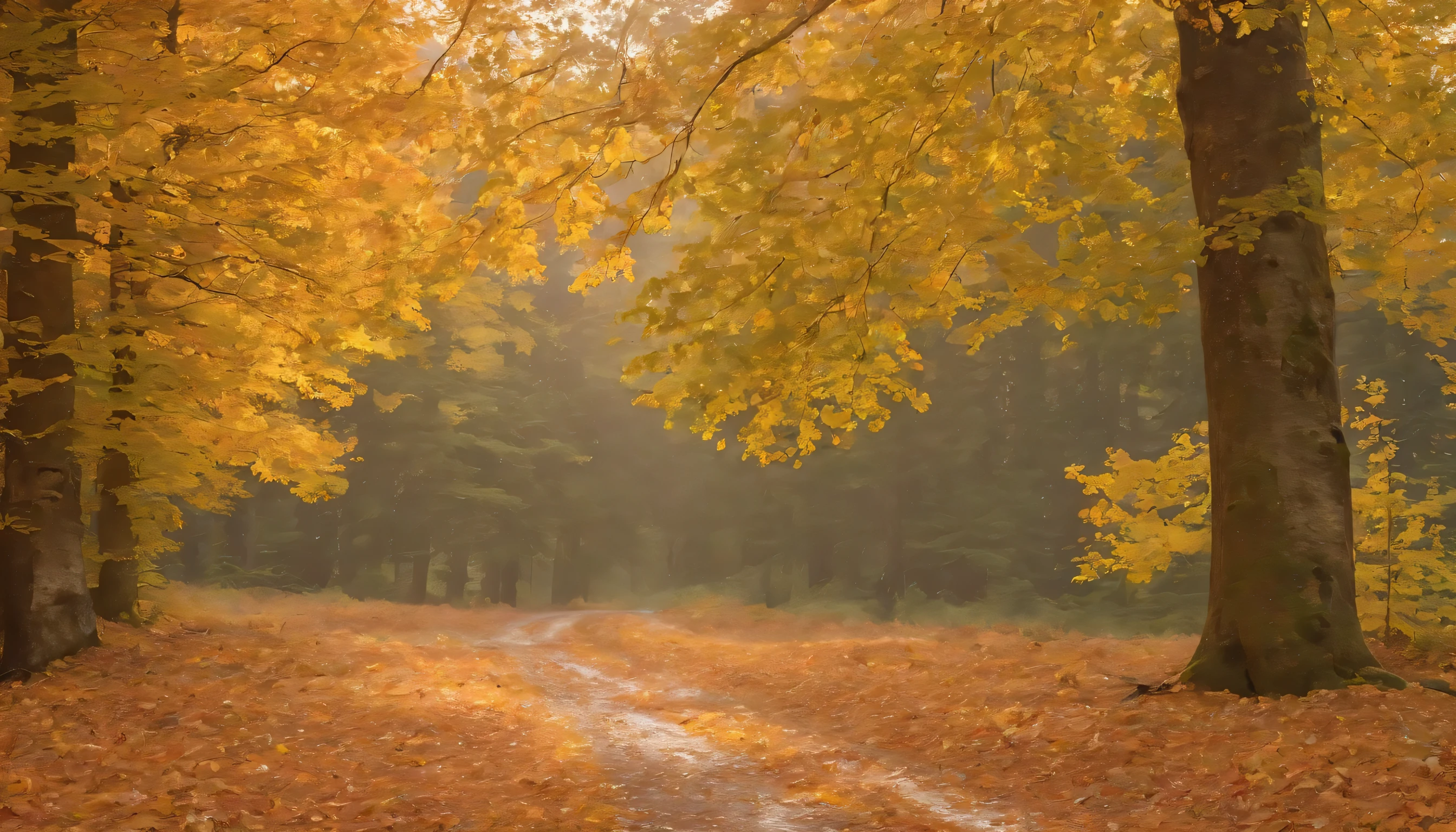(Highly detailed CG Unity 8k wallpaper、masterpiece、highest quality、Super detailed)、(best lighting、best shadow、very delicate and beautiful)、highest quality、8k、Detailed facial depiction、masterpiece、highest quality、clear image quality、
Photos of colorful autumn leaves and forests in Sweden。