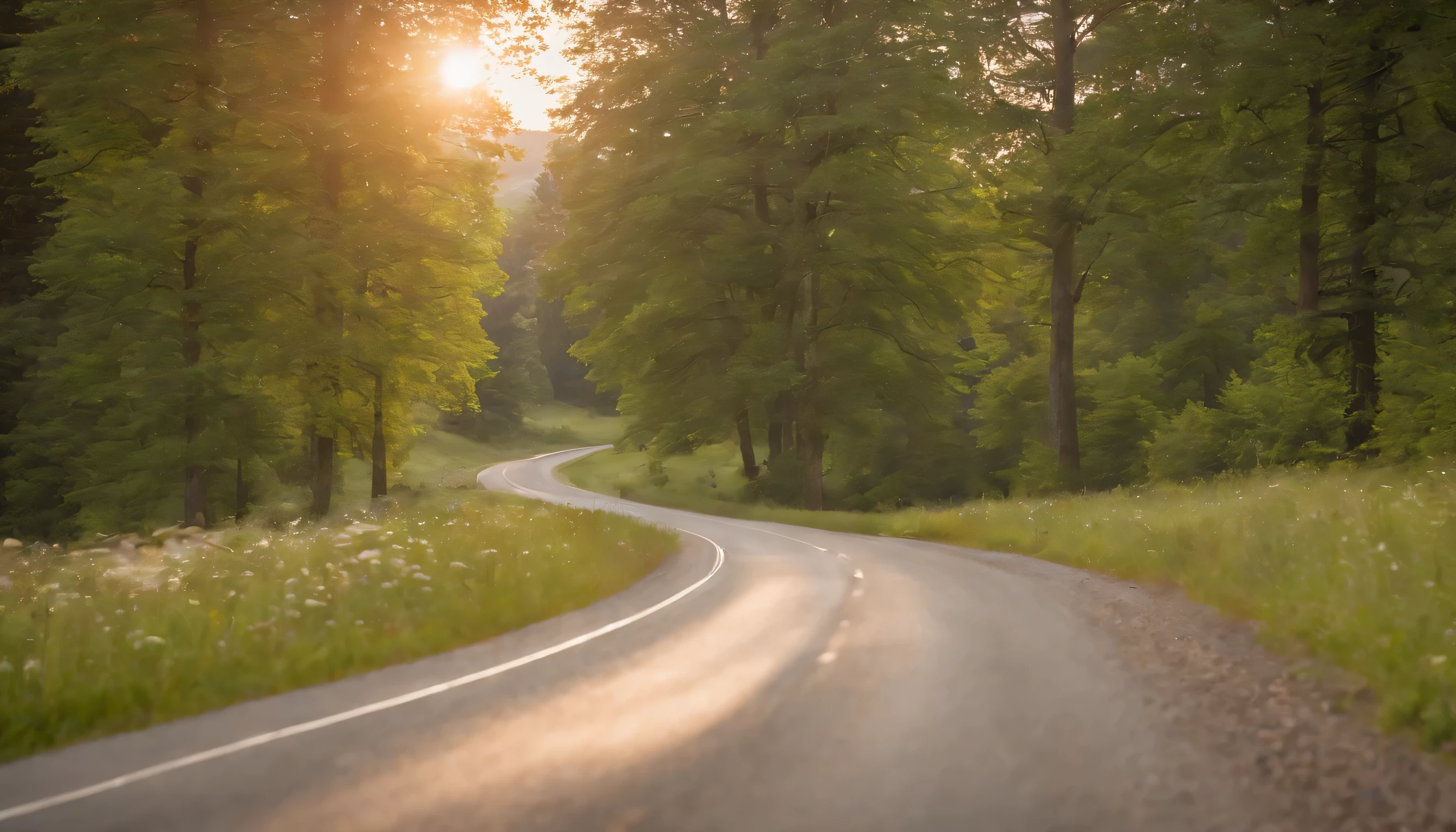 (Highly detailed CG Unity 8k wallpaper、masterpiece、highest quality、Super detailed)、(best lighting、best shadow、very delicate and beautiful)、highest quality、8k、Detailed facial depiction、masterpiece、highest quality、clear image quality、
sweden landscape photos&#39;Summer meadows and meadows seen from the train window.。