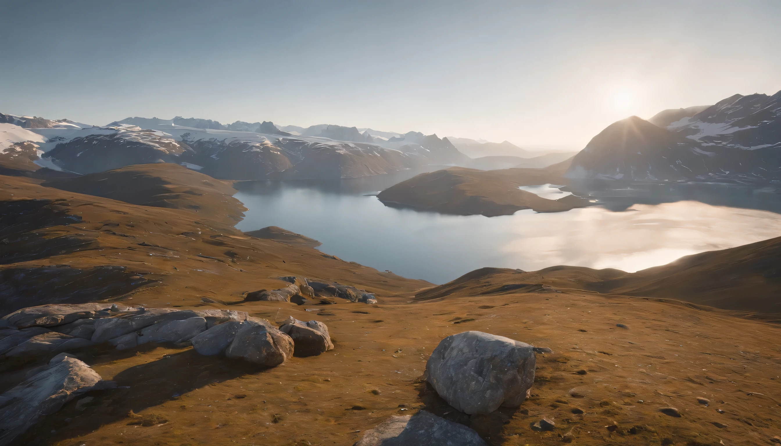 (Highly detailed CG Unity 8k wallpaper、masterpiece、highest quality、Super detailed)、(best lighting、best shadow、very delicate and beautiful)、highest quality、8k、Detailed facial depiction、masterpiece、highest quality、clear image quality、
Photos capturing the majestic desolate landscape of Sweden&#39;Arctic Circle。