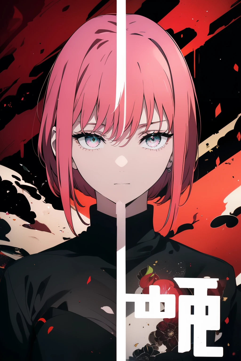 ((8K resolution))、((highest quality))、((masterpiece))、((Super detailed))((((dramatic))), (((Rough feeling))), (((intense))) magazinecover of、The main character is a handsome woman.、He stands confidently in the center of the poster,whole body、short hair,two block、hipster、kimono、there was a smile on her face。The background is colorful and rough,I have strong feelings。The article is bold and eye-catching,catchyなスローガンとともに,whole, The shadow is clear、Calm atmosphere。colorful flowers々、sky green、pink、green、yellow、red、green、purple,Dotted with bright colorake the poster that'sitmic and visually striking,tachi-e (magazine:1.3), (cover style:1.3), center of fashion, lively, clothing, pose on top, front,rich colorful,that'sit,have confidence,Express,halter neck,statement,attachment,majestic,coil,around it,scene,article,cover of,boldness,to attract attention,title,center of fashion,typeface,catchy,titleオーレビッグ,smart、modern、tendency、i concentrate、center of fashion
