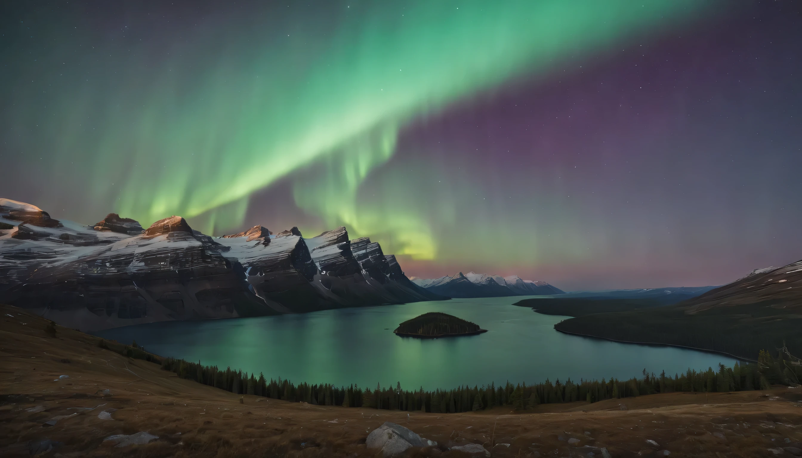 (Highly detailed CG Unity 8k wallpaper、masterpiece、highest quality、Super detailed)、(best lighting、best shadow、very delicate and beautiful)、highest quality、8k、Detailed facial depiction、masterpiece、highest quality、clear image quality、
Introducing the beautiful scenery of the aurora borealis and starry sky in the Swedish night sky with photos.。