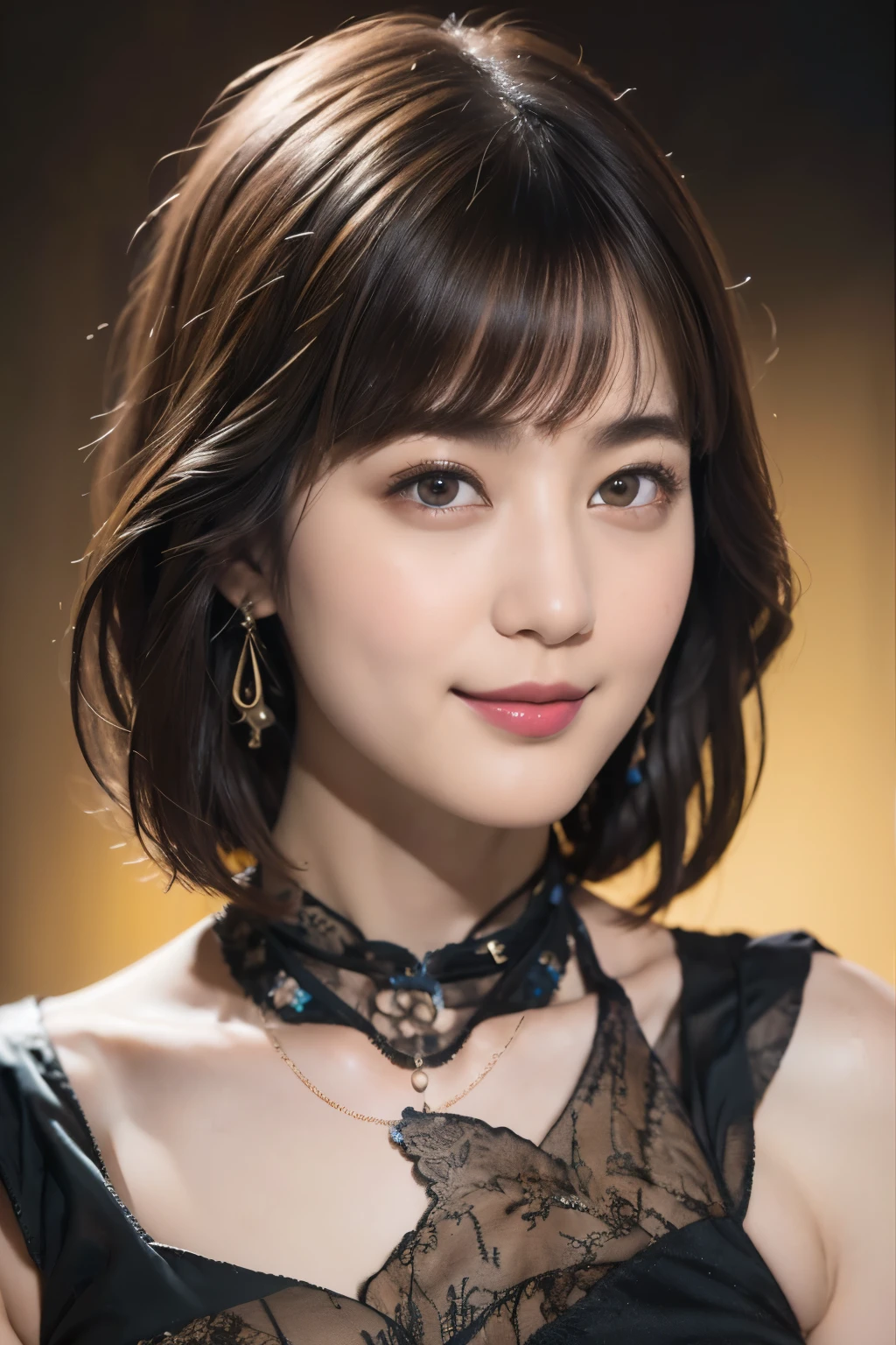 172
Shorthair, a 20 yo woman, gentle smile, abstract, (entangle:1.2), (background is fractal design:1.46)