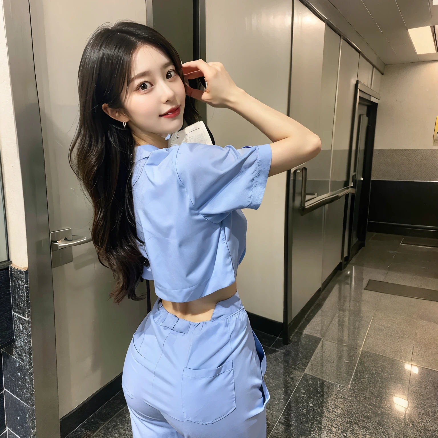 Medical Resident　Beauty　scrub　tight　butt