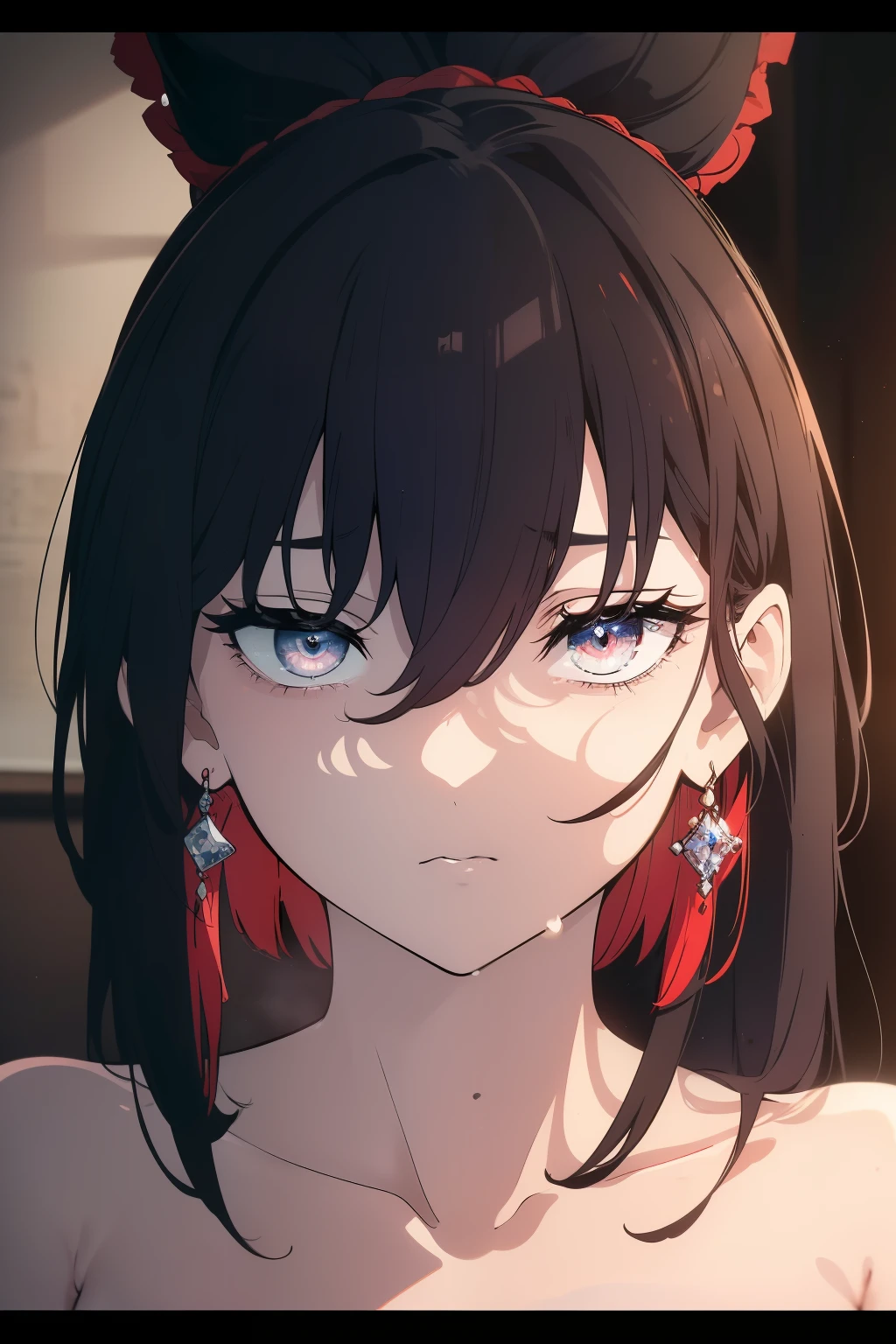 ((8K resolution))、((highest quality))、((masterpiece))、((Super detailed))((((dramatic))), (((Rough feeling))), (((intense)))全naked、naked、genital、pubic hair、 Female teacher teaching sex education in the classroom、glamorouale student、lively, front,rich colorful，have confidence，coil，scene，boldness，to attract attention，smart、tendency、i concentrate