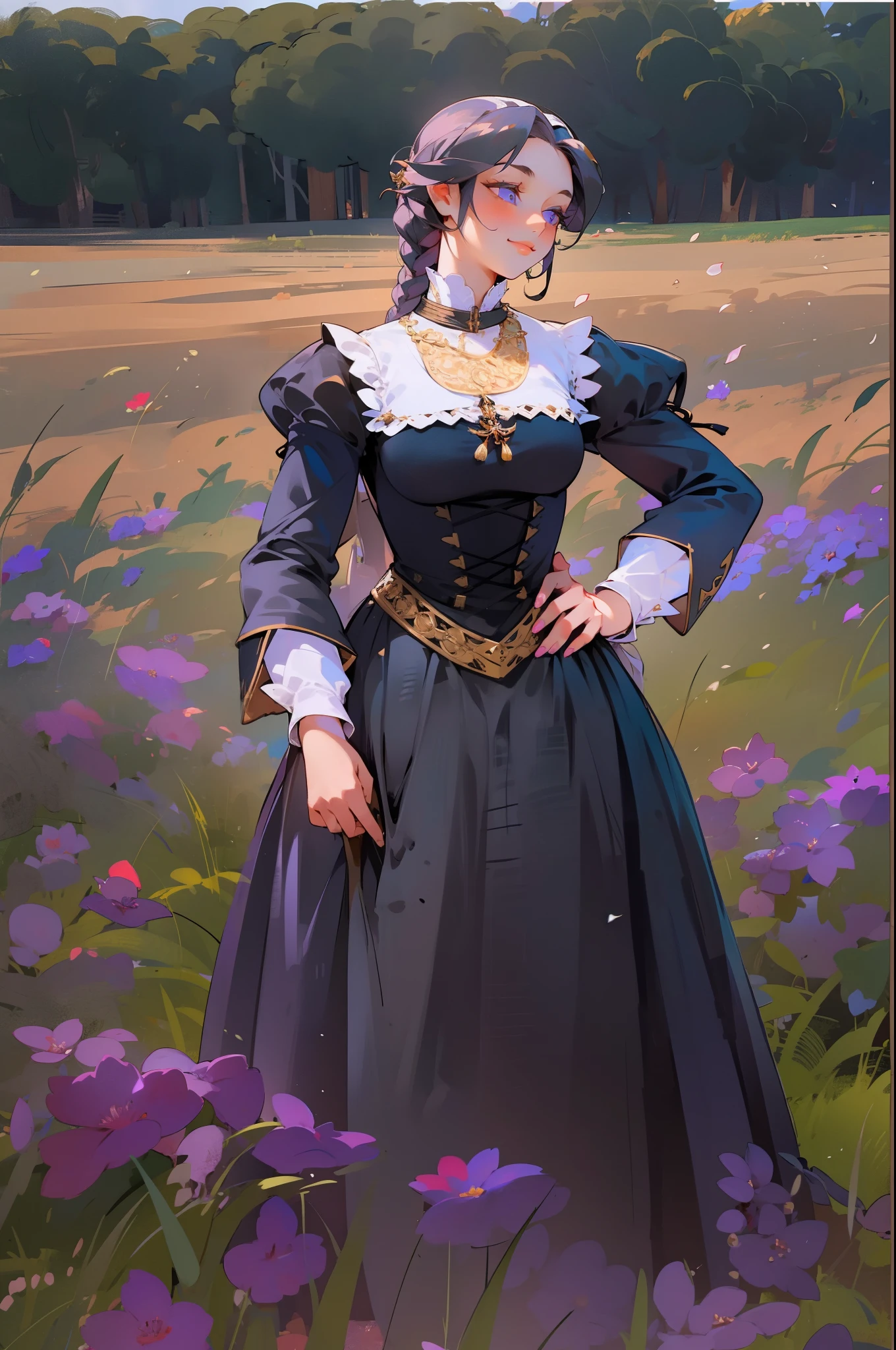 samdoesarts style award winning half body portrait of a beautiful woman in a croptop and cargo pants with ombre navy blue teal hairstyle with head in motion and hair flying, paint splashes, splatter, outrun, vaporware, shaded flat illustration, digital art, trending on artstation, highly detailed, fine detail, intricate