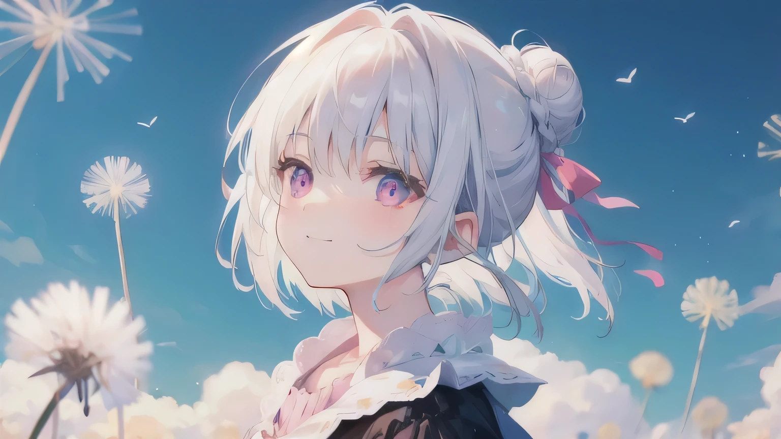 pink eyes