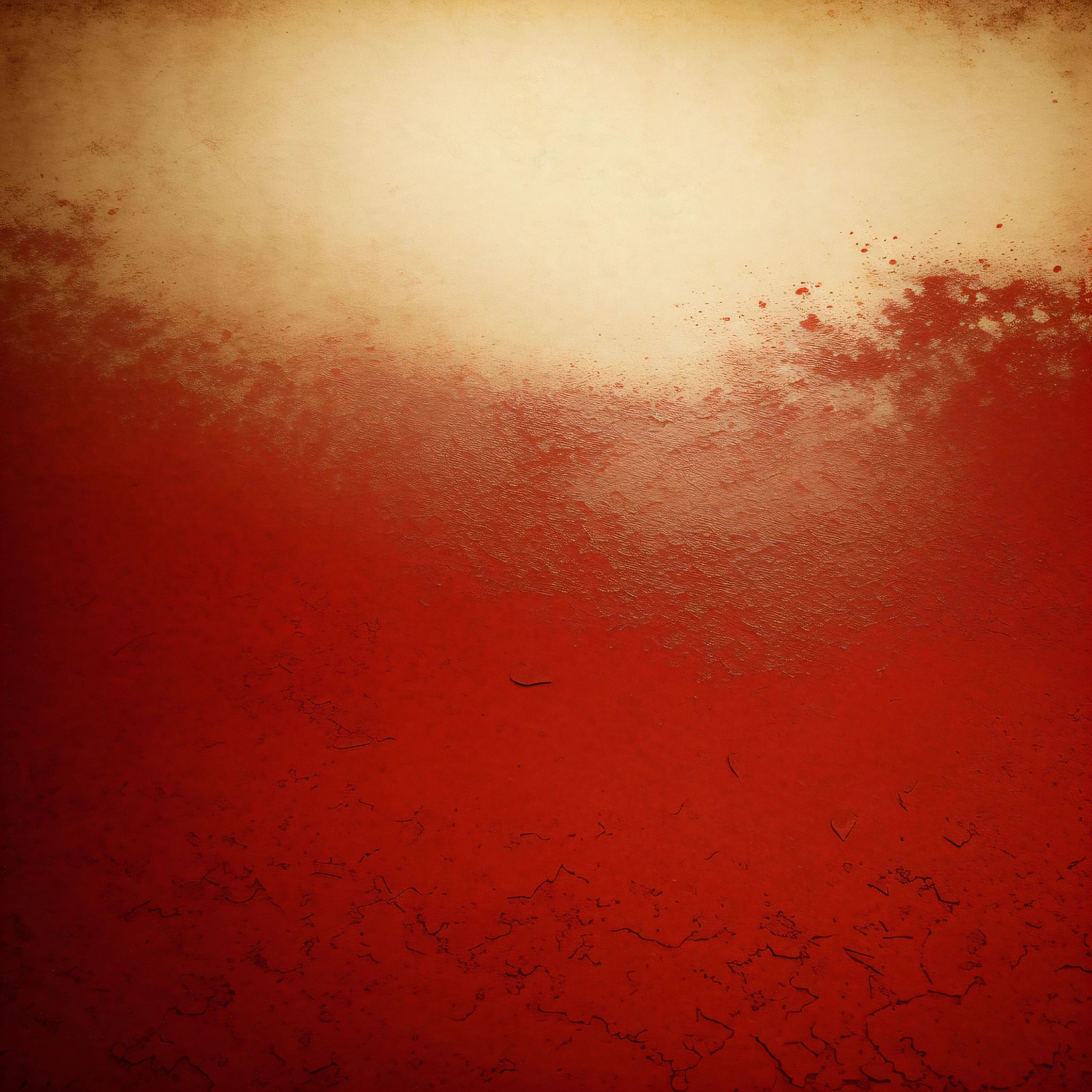 distressed rice paper background, antique, with splashes of red coler, high quality