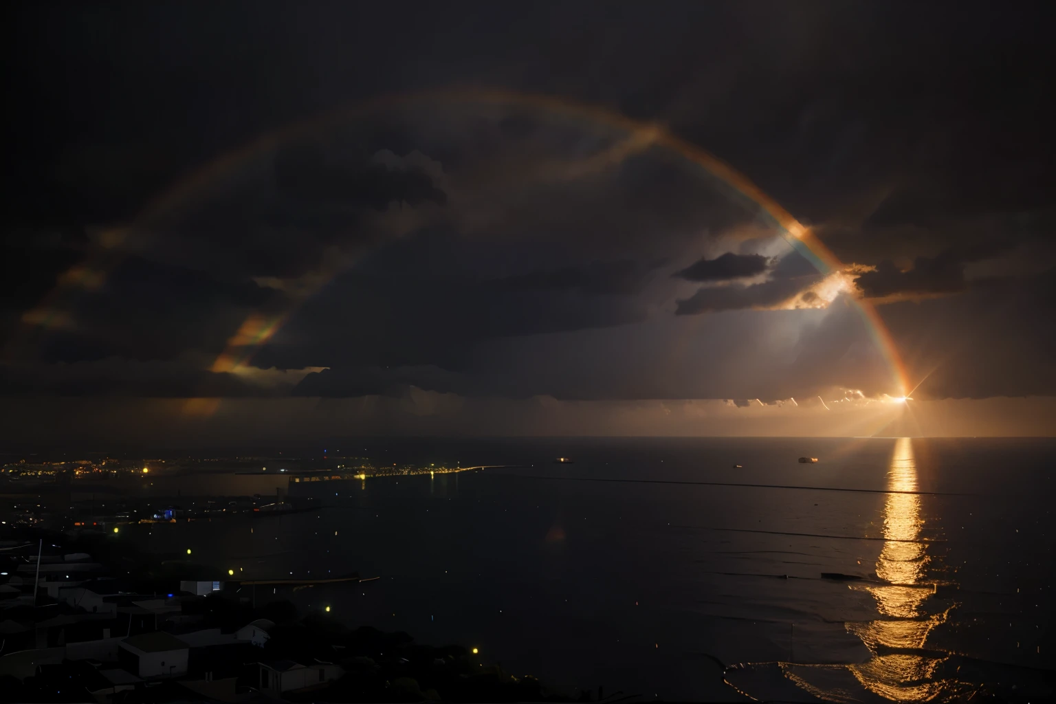 rainbows:%20Arcs%20of%20colors%20formed%20by%20the%20refraction%20and%20dispersion%20of%20sunlight%20through%20raindrops.