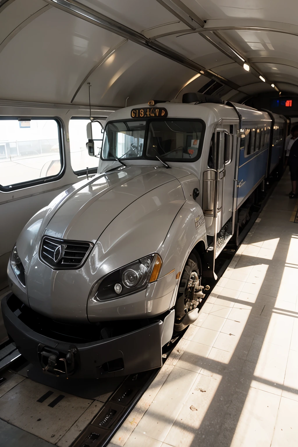 chrome train full length view