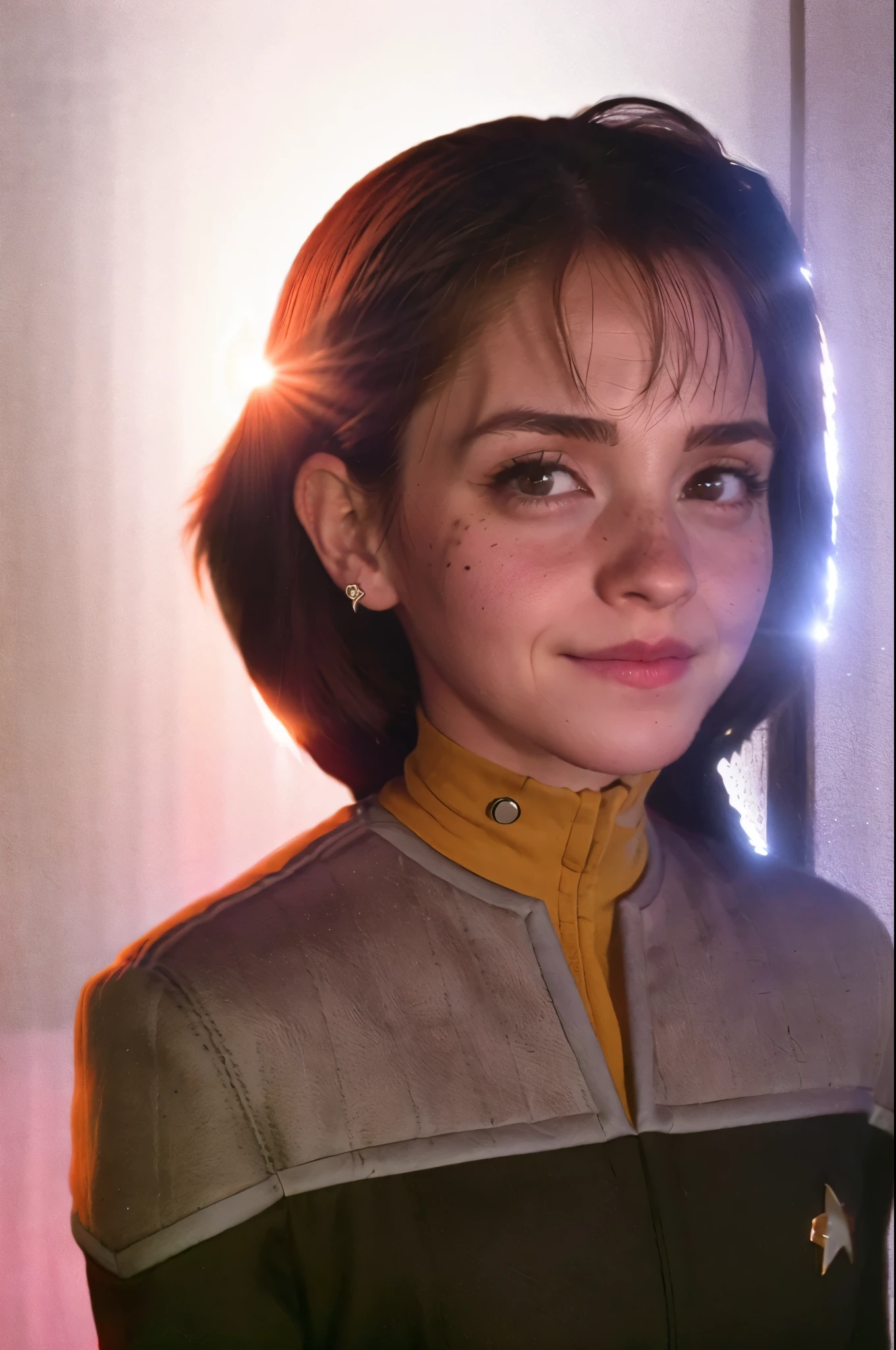 emwts
long hair
brown hair
ponytail
medium length hair
short hair
smile ds9st yellow and black uniform ds9st command ds9st operations ds9st science