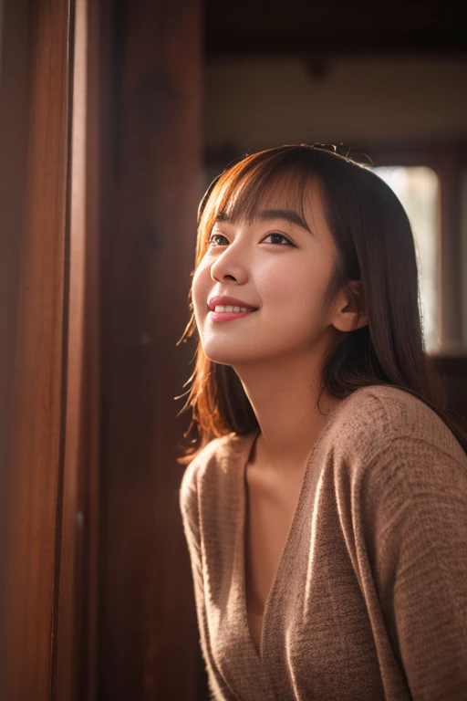 Cute Japanese woman with a short cut walking in the park feeling the flower petals in the spring breeze、confetti、Photoreal、detailed and beautiful eyes、hyper realism、high contrast、ultra hd、realistic skin texture、best image quality、highest quality、超A high resolution、small details、very politely