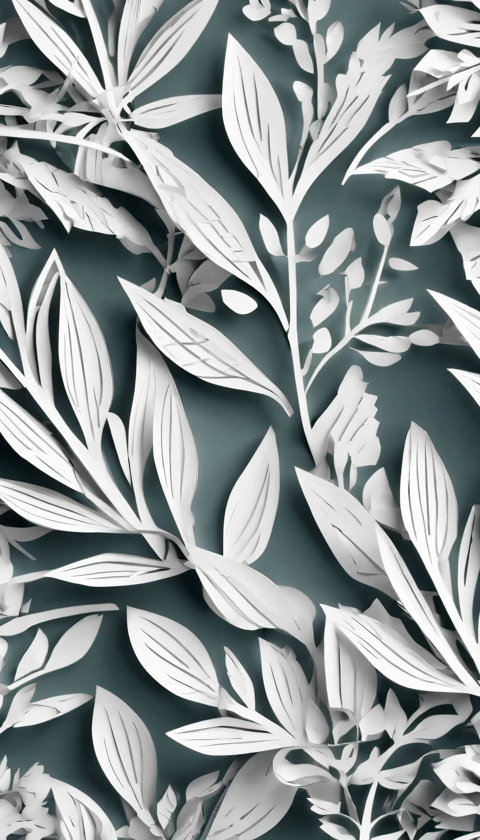 Planting tropical foliage, collect, isolated element, suit,white Leaf,Paper
