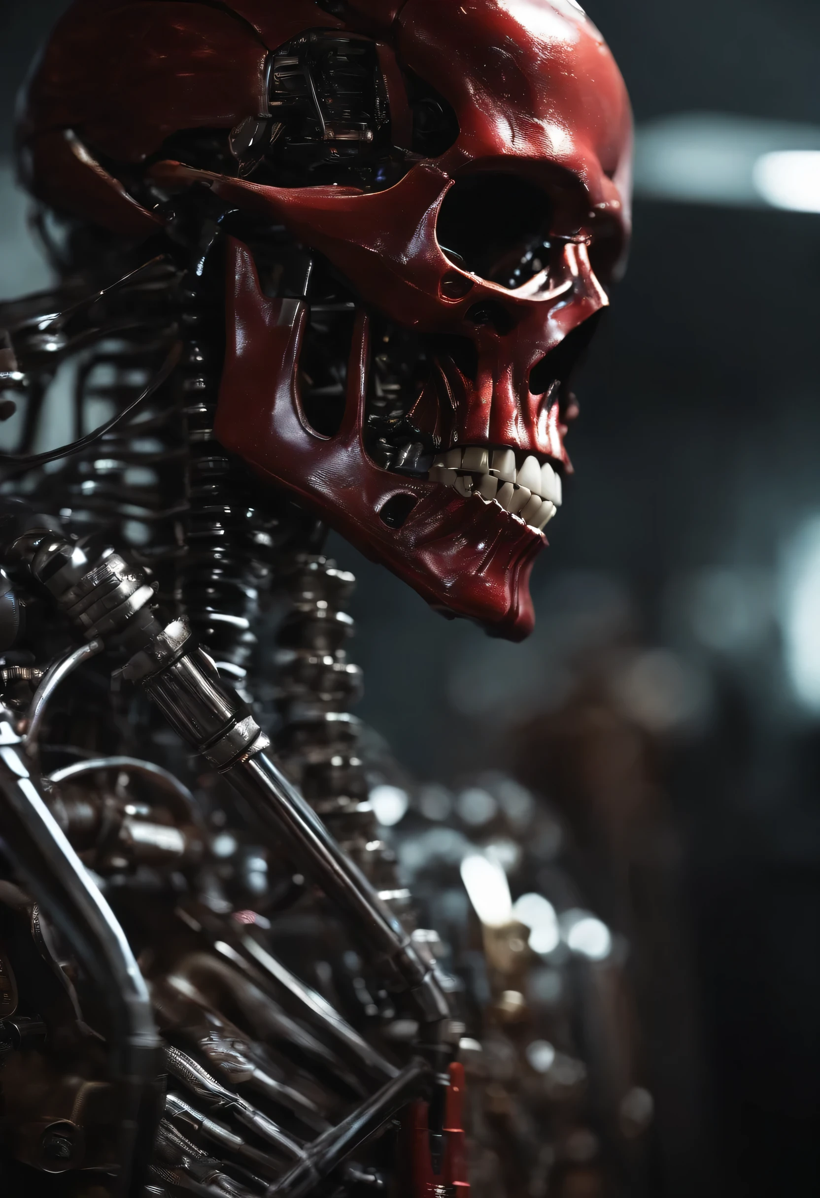 T800 in endoskeleton and meat
