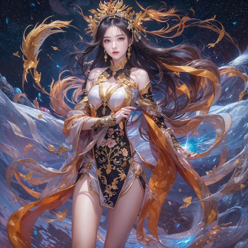 Prompts Copiar prompts cloudy night sky storm, sunset red clouds storm cloudy, rough sea, psychedelic waves, skin and clothes wet with water, drops of water, floating bubbles, magical lights,face by tom bagshaw art station,, Moon Goddess, Full Length Figure, Contemptuous Gaze, Detailed Face, (Naked: 1.4), (See-Through Lingerie: 1.3), Gold Decoration, Black Plain Background, High Contrast, Masterpiece, Best Quality, Best Quality, Cinematic Lighting, Photorealistic,Goddess maiden, gorgeous, splashing, flame, flowing pen and ink,view of pubic hair,Goddess maiden, gorgeous, splashing, flame, flowing pen and ink,full female body, beautiful caucasian girl close-up, body in dynamic movement, oil, digital art, splash, full body,art by Sakimichan,oriental mandala tattoo, fractal background, silver and gold and bronze spirit, natural skin moistened with water, slight smile, view from below, perfect golden eyes, long curly black hair, floating antique clock, lamp ancient, splash,seductive pose, visible pubic hair, breasts visible,full body, black hair, Transparent clothing, slight smile,Jean-Baptiste Monge style, bright, beautiful , splash, Glittering , cute and adorable, filigree, , rim lighting, lights, extremely , magic, surreal, fantasy, digital art, , wlop, artgerm and james jean,floating antique clock, lamp ancient, splash,floating antique clock,face by tom bagshaw art station, view from below,