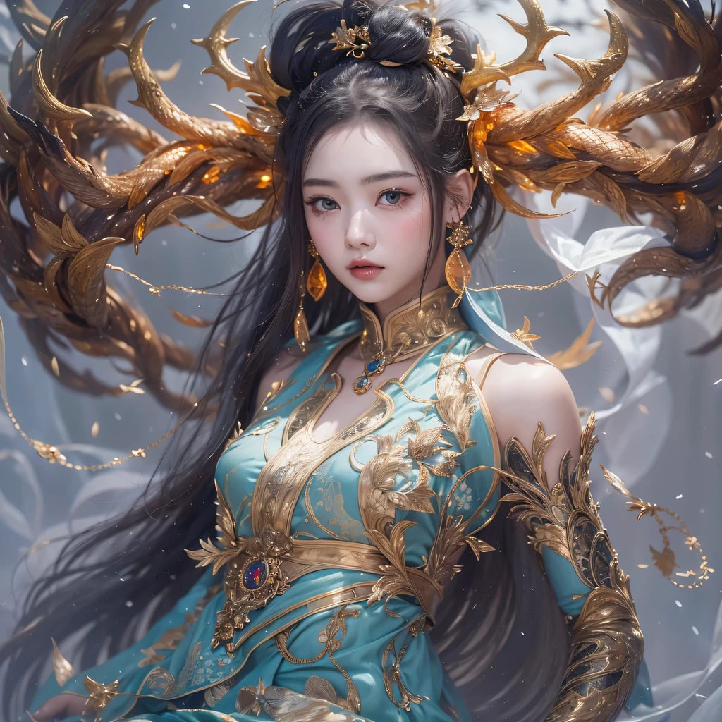 Antlers Flying Nine Tails Light Blue Heavenly Master Flame Hair Star，novel，Torch Night Black Gold Orange Snake Print Silk Trousers，Rouge Diamond Tulle Sheer Lizard Print，Fat girl flying in space in the snow 1:900 miniatures，side view，pure transparency，put on boxing gloves，佩戴金框反Light挡风玻璃眼镜，Panoramic super wide angle，very happy，Authentic and delicate texture，Strong visual impact，super detailed，dream girl，delicate face型，beautiful eyes，Hair floating in the air， cherry style，Zhou Xiaotong，crystal clear，Good sense of perspective，Light影效果，16KLight滑，surface reflected Light，flowing black hair，Water Goddess 32K，complicated，grace，Very detailed，Gorgeous，digital photography，Autumn Cowboy Shooting，Surrealism，broken ruby，defeat magic，Water magic entanglement，（masterpiece，Light，beautiful eyes：1.2），high dynamic range，void 5 energy storm，(china 1 girl，black eyes:1.5），rouge skin，porcelain skin，(sit on stone：1.5），delicate face，black hair，穿上Gorgeous金色铠甲，take off shoulders，，short skirt，beautiful golden armor，it&#39;it&#39;It&#39;s raining，With a shy head down，Turn your back to the camera，masterpiece，side,side portrait close-up