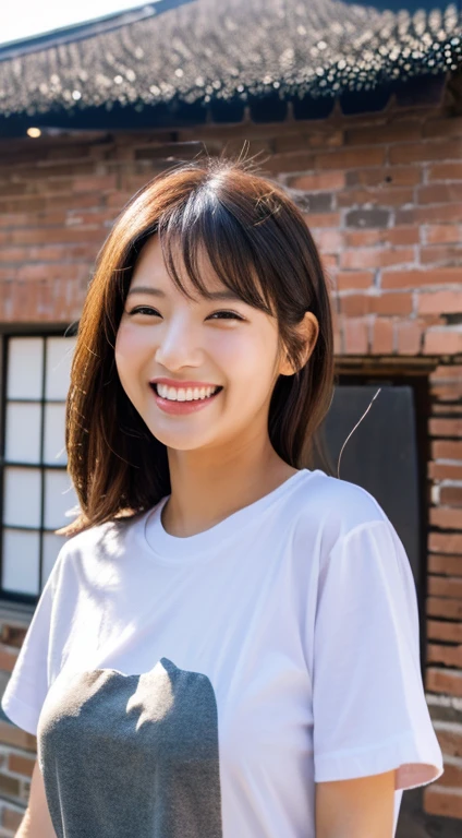 Cute Japanese woman with a short cut walking in the park feeling the flower petals in the spring breeze、confetti、Photoreal、detailed and beautiful eyes、hyper realism、high contrast、ultra hd、realistic skin texture、best image quality、highest quality、超A high resolution、small details、very politely