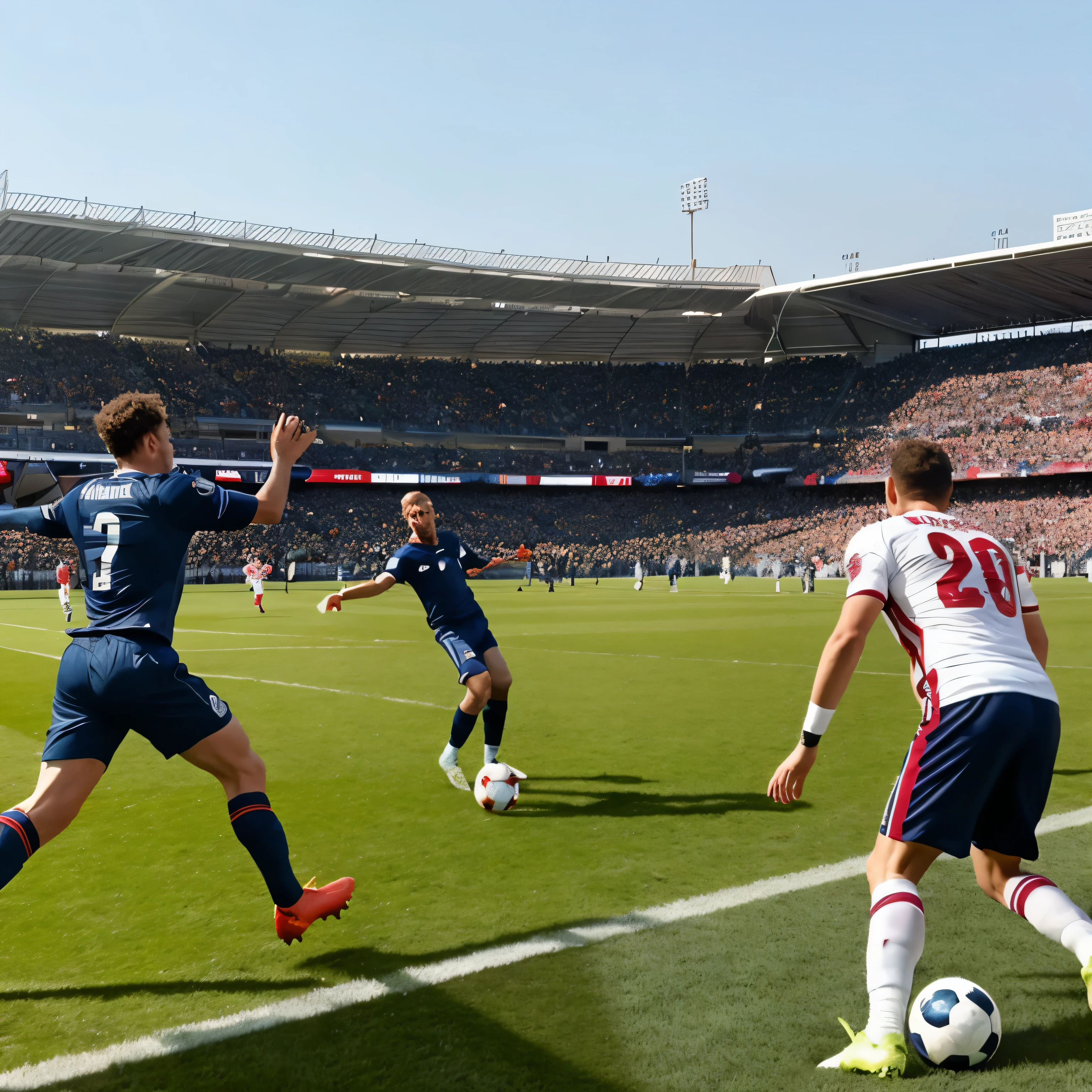 
"Le football, un sport universel qui transcende les frontières et unit les peuples autour d'une passion commune. Depuis ses modestes débuts sur les terrains de villages jusqu'aux stades monumentaux accueillant des millions de spectateurs, football has captured hearts and minds across generations. Dans cette vidéo, nous plongerons dans l'univers enivrant de ce sport, explorant son histoire, ses règles fondamentales et les compétences essentielles pour débuter cette aventure sportive. Que vous soyez un novice enthousiaste ou un passionné chevronné, get ready to be inspired by the magic of football."