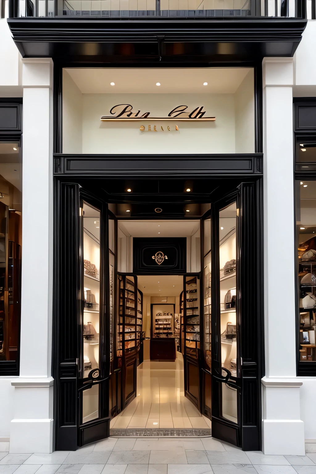 Loja de frente escrita blith Shop, remembering that it is a black store with luxury features, we sell jewelry