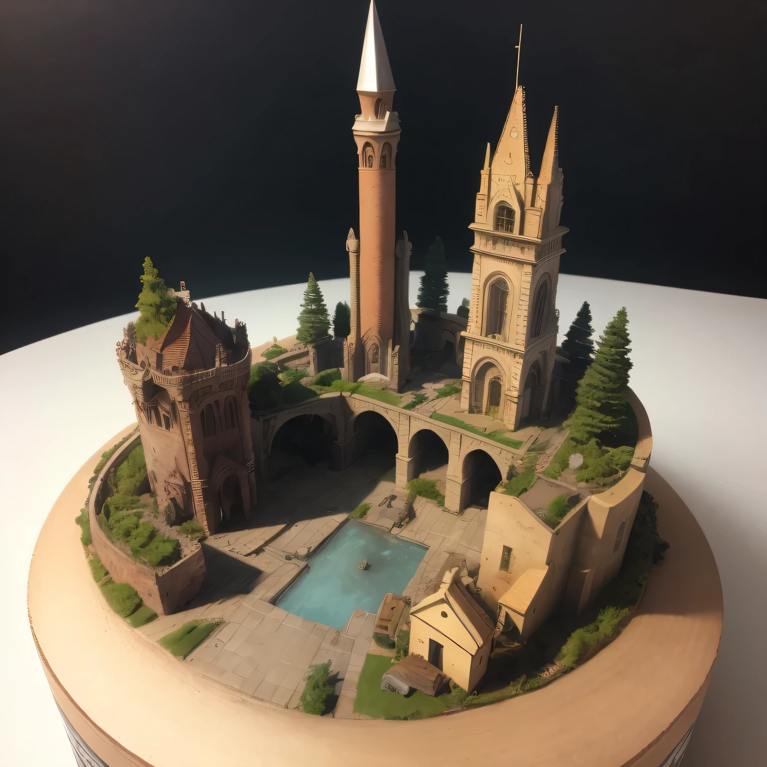 3598年Mars realistic model, (split ends, original photo, best quality, masterpiece:1.4),Steampunk Cyberpunk 6820 City,(CyberpunkMars light:1.3), Mars (related to land),(in a small nature box:1.3),Isometric, small nature, landscape on foundation,landscape,