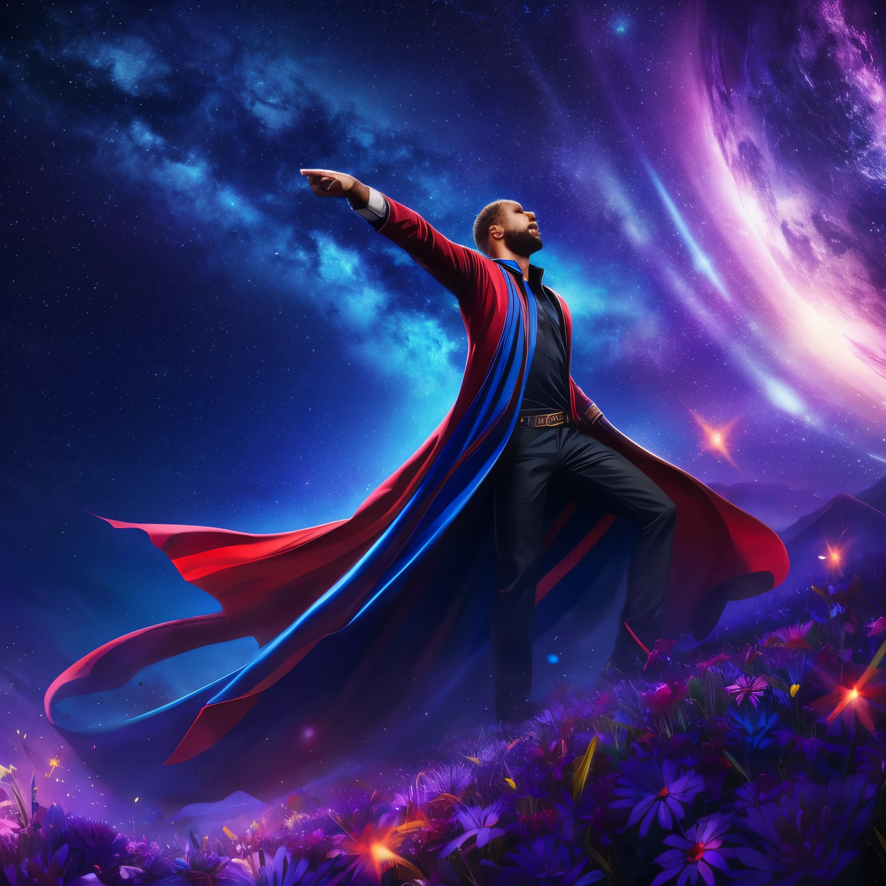 lyrical hero, Best quality, In a dream, More detail, 4k.