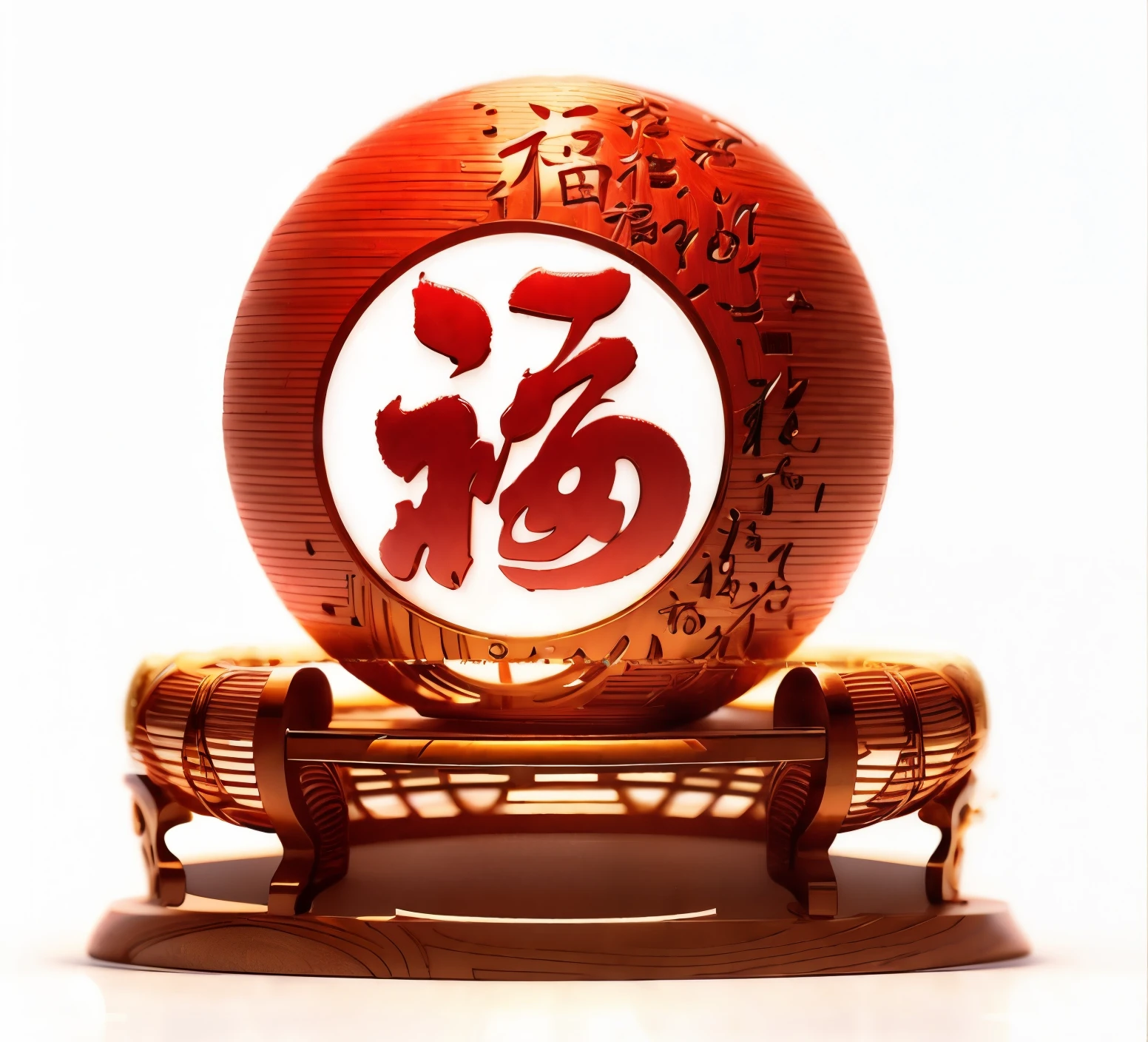 Solid,Bamboo and rattan texture,Metallic luster,Bamboo style elements,(round base)( global illumination, Ray tracing, high dynamic range, Unreal rendering,Reasonable design, high detail, masterpiece, best quality, Ultra high quality, light)