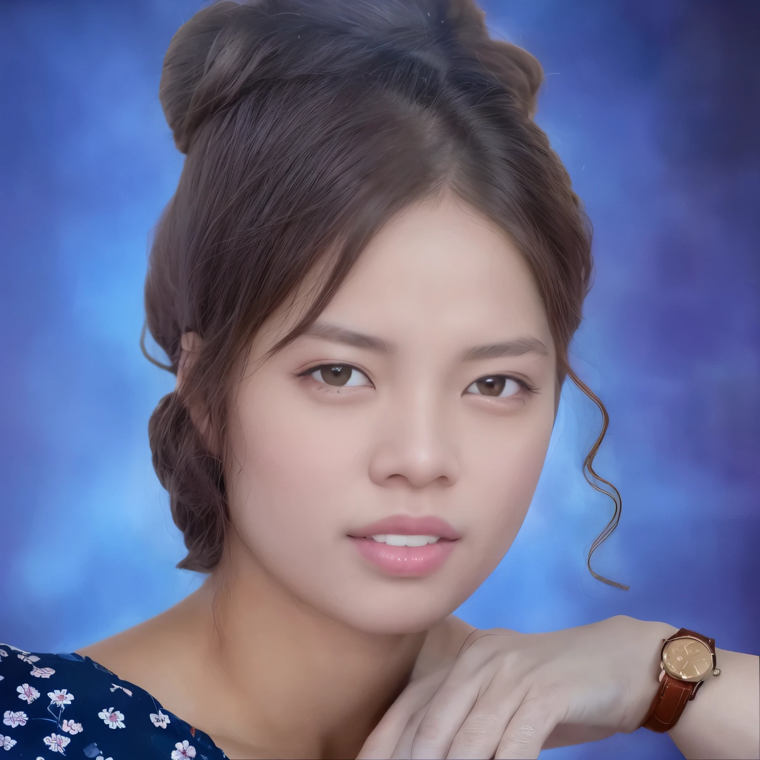 arafed woman with a watch and a watch on her wrist, potrait, glamour shot, protrait, full protrait, portait photo, , headshot photo, cindy avelino, nivanh chanthara, portrait of modern darna, photo portrait, marketing photo, profesional photo, student, profile portrait, actual photo, facebook profile picture