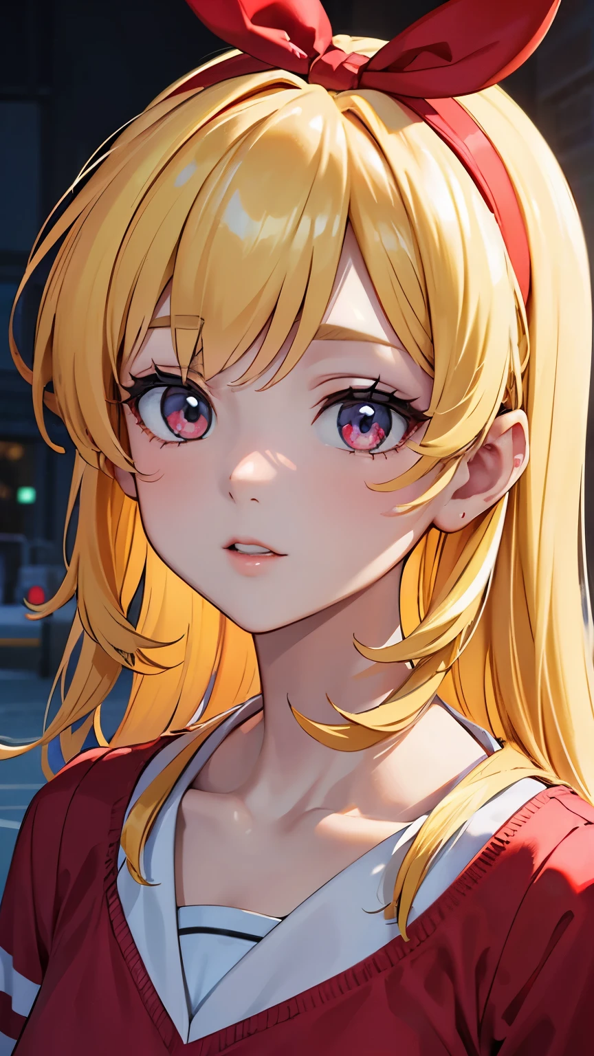 (masterpiece, best quality, highly detailed, ultra detailed, high resolution, absurdres, 4K, 8K:1.2), (official art, incredibly fine illustration, extremely detailed CG, detailed background, cinematic lighting, dynamic angle, perfect hands, detailed shiny skin, detailed hair, detailed eyes)(extremely awesome detailed pretty face,beauty face)(extremely detailed)(Three-dimensional depiction)
BREAK,soccer player, 16 years GIRL, game, soccer ground,Blonde_HAIR,(RED Ribbon on HAIRband:1.2)
