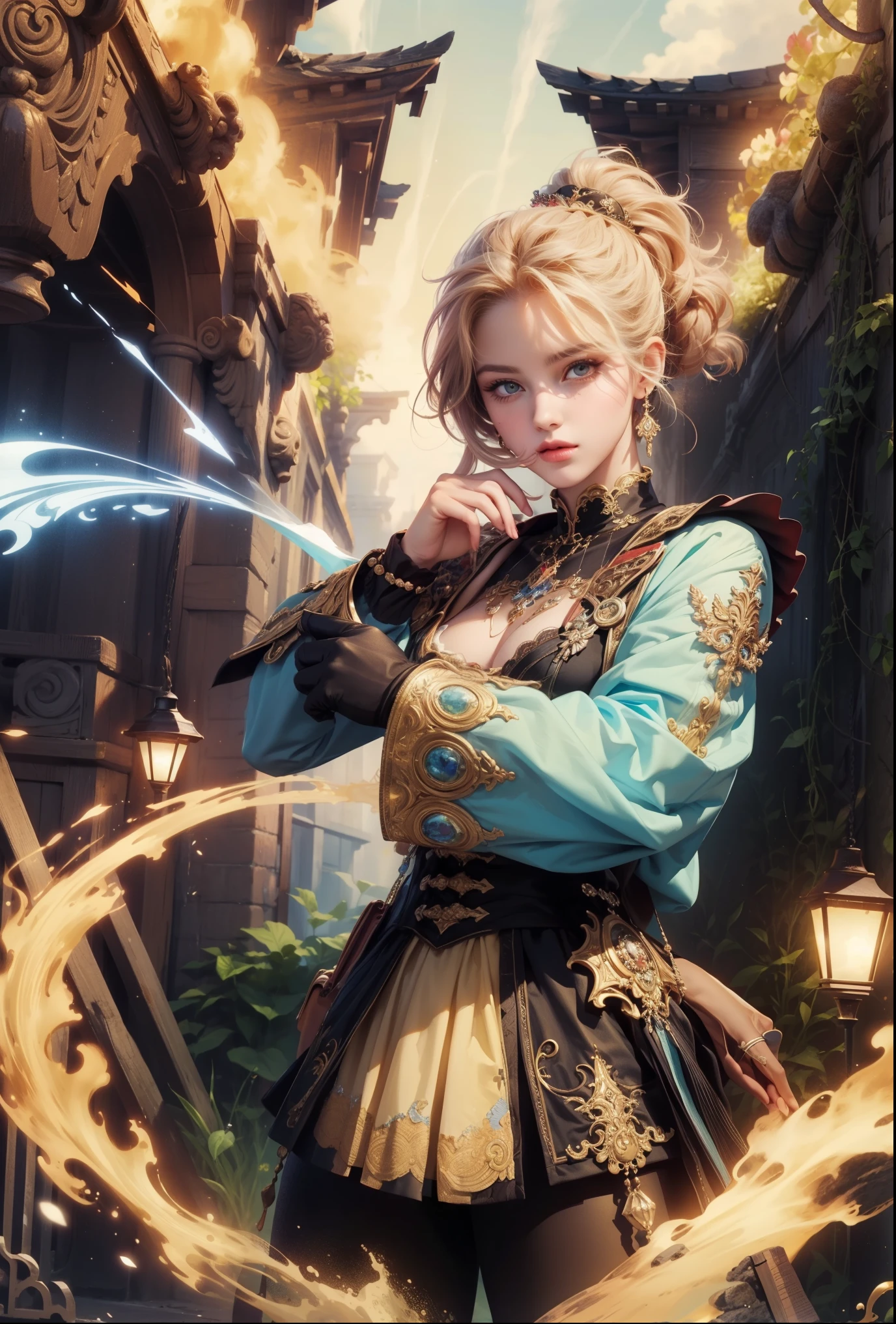 ((Best quality)), ((masterpiece)), (detailed), ((perfect face)), ((halfbody)) perfect proportions , colorful vibe ((perfect face))