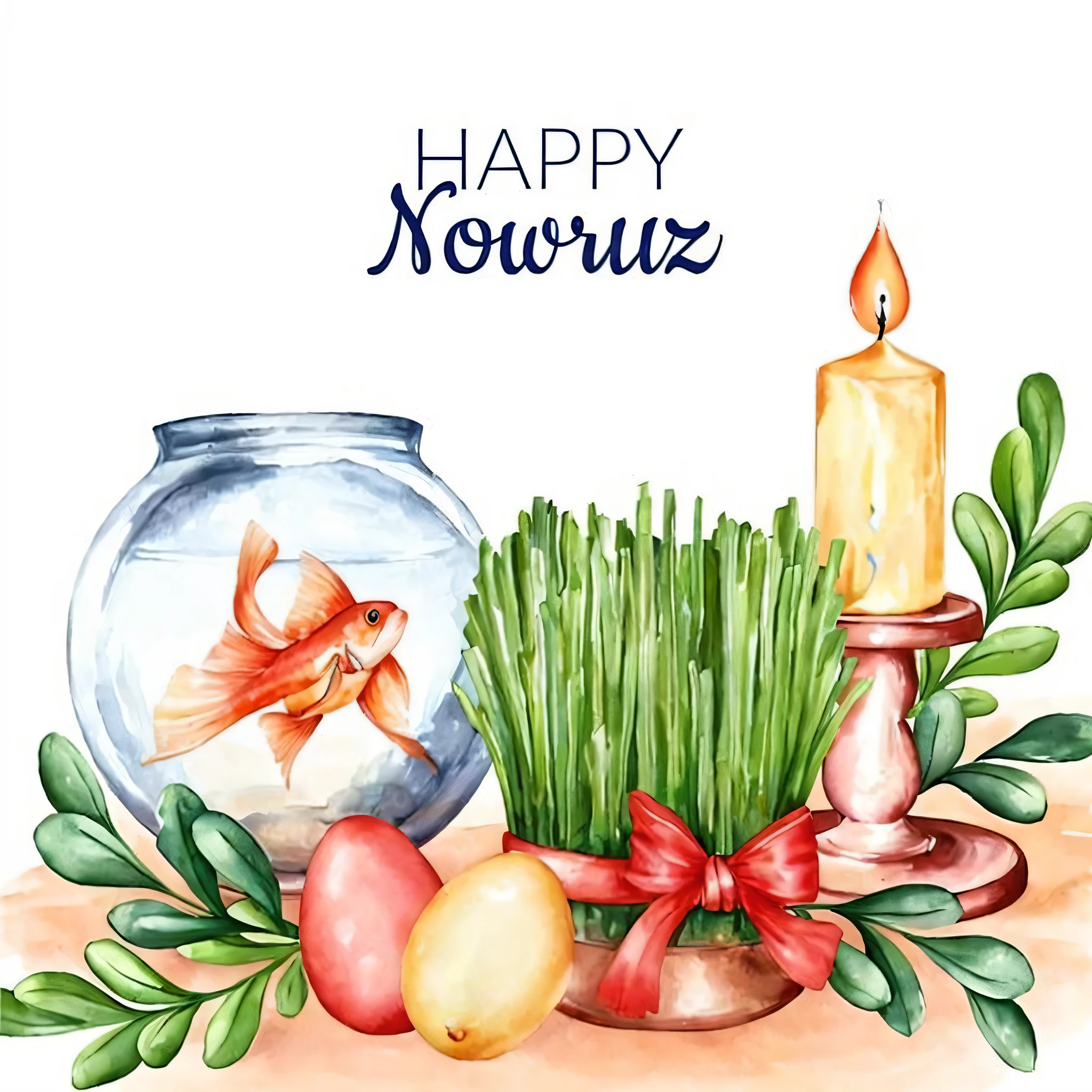 a painting of a fish bowl with a candle and some vegetables, by Andrzej Wróblewski, by Konrad Witz, without background, n 2, 👰 🏇 ❌ 🍃, official artwork, art nouveaux colored, -n 2, by Nadya Rusheva, official art, nixeu, 💋 💄 👠 👗, 🎨🖌️