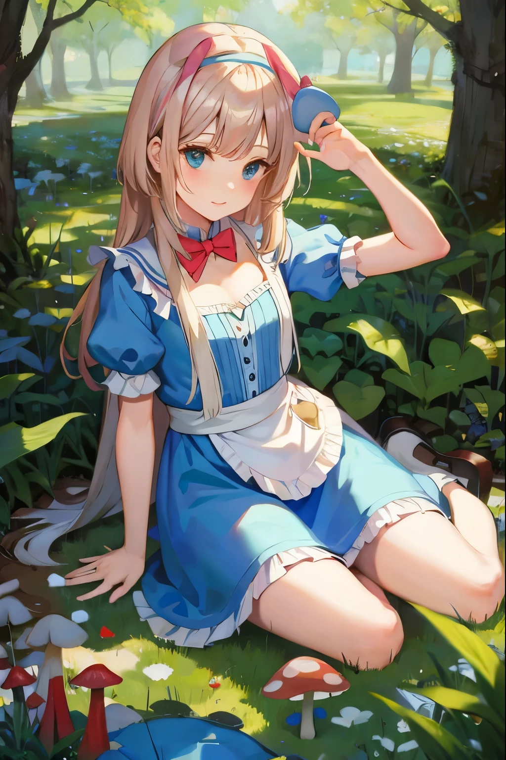 Alice in Wonderland, mushroom