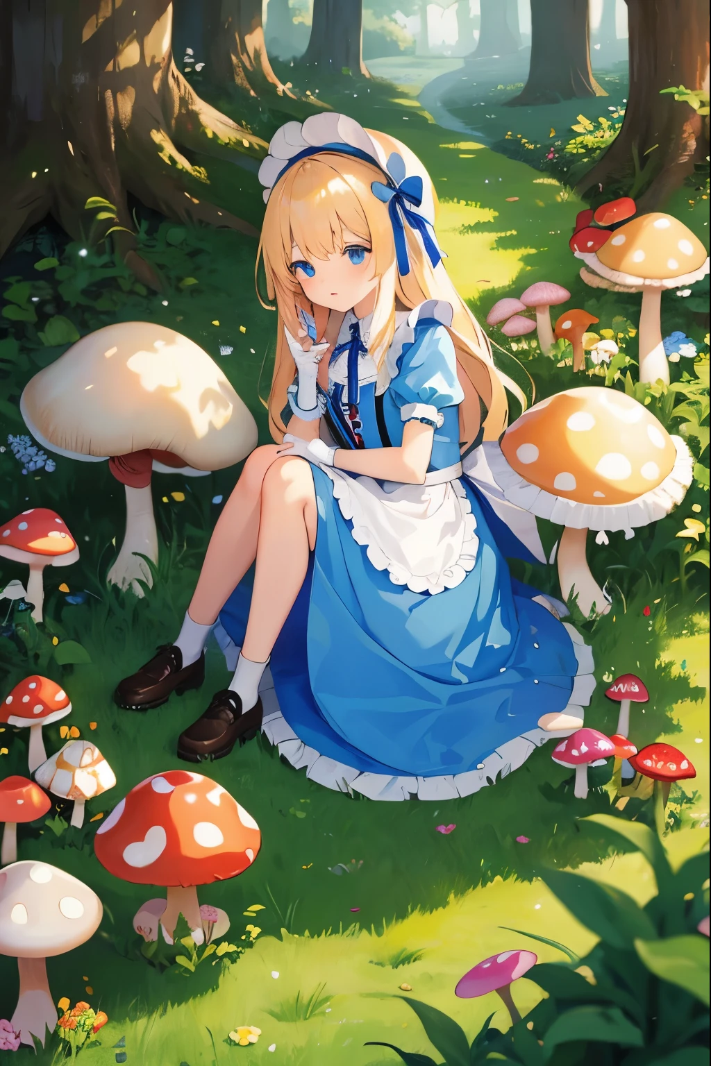 Alice in Wonderland, mushroom