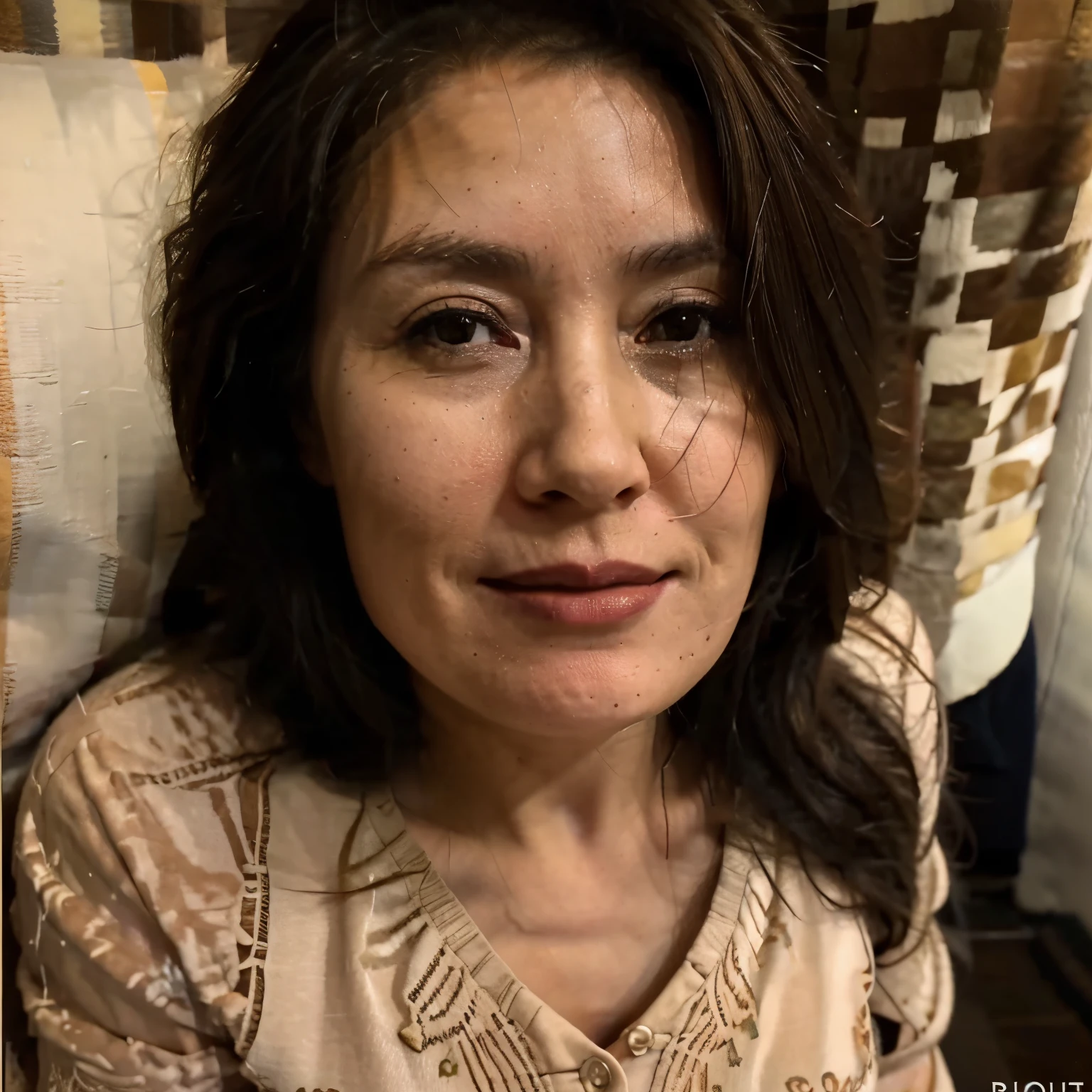 40 years old mature with brown hair showing her pussy