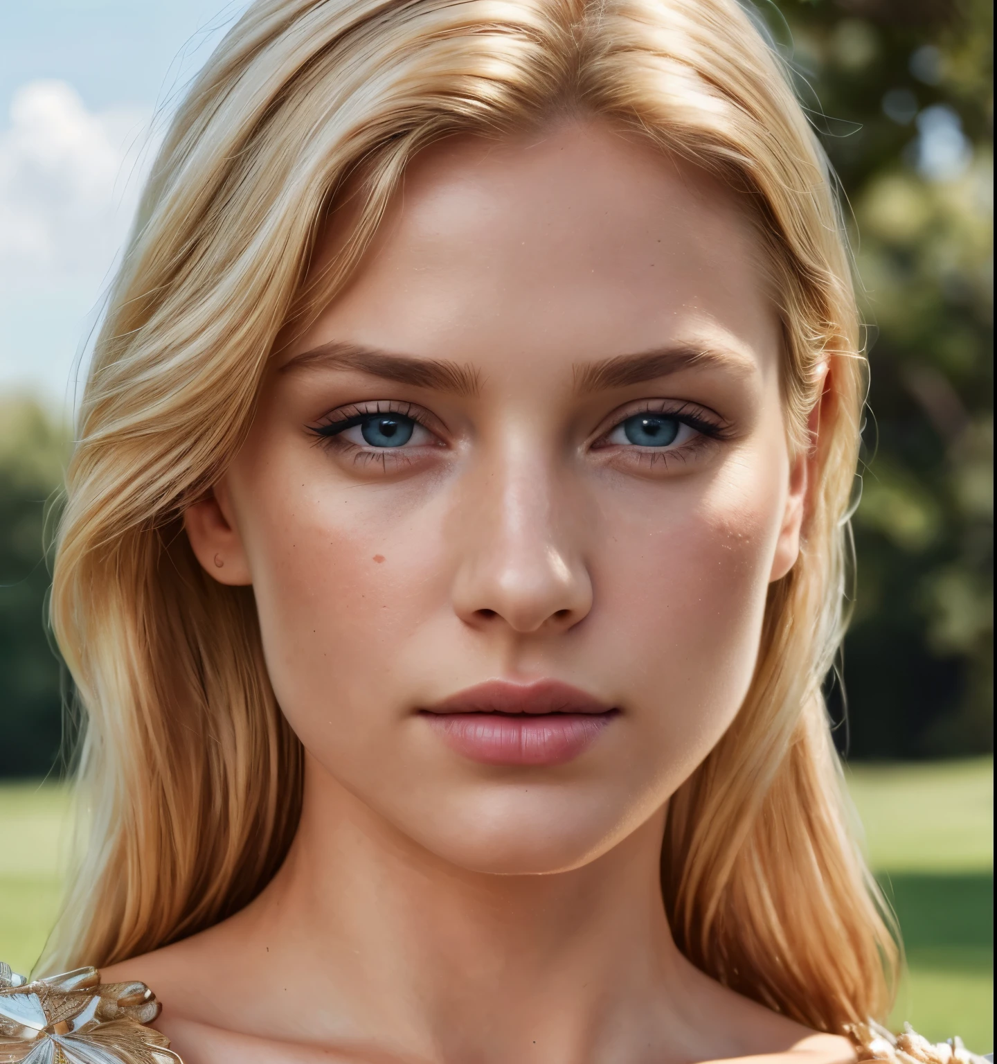 angel, armor gold (masterpiece, best quality, high resolution:1.4), 1girl, angel, skin pores texture, Hair blonde, HD , Photography, movie, cinematic, full Body, Realistic, (8k, RAW photo, best quality, masterpiece:1.2), (realistic, photo-realistic:1.33), best quality, detailed eyes blue, cute,natural lighting, depth of field, film grain, wrinkled skin, sharp, detailed and realistic portrait of a woman ,(freckles:0.5)