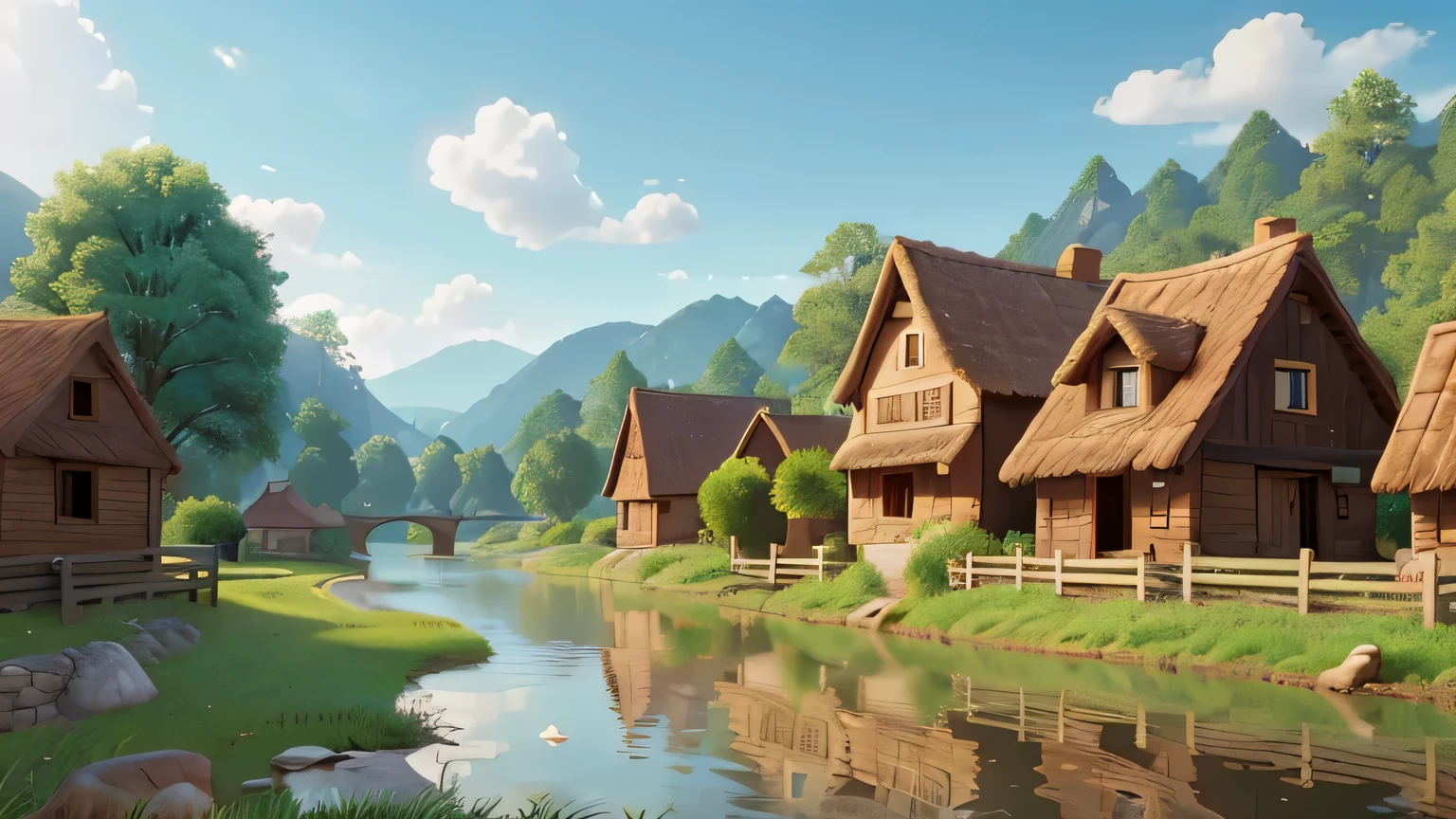 Era uma vez, in a small village on the banks of a serene river, vivia um jovem chamado Lucas. Ele sempre foi curioso e ambicioso, eager to explore the world beyond the known borders of their homeland. Mas como muitos na aldeia, Lucas estava envolvido nas responsabilidades cotidianas, helping the family on the plantation and taking care of daily chores.