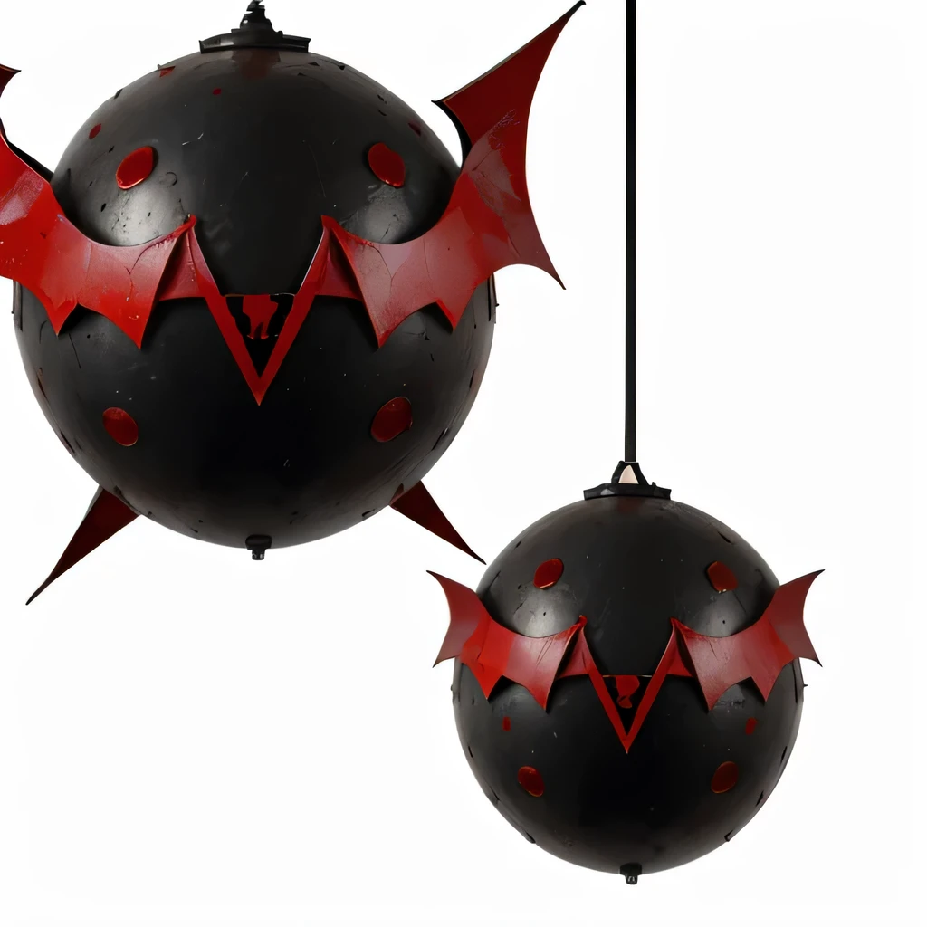 Bomb, WWII, German WWII, white background, German empire, scary bomb, vampire bomb, bloodshed bomb, a bomb, one bomb, vampire bat bomb, "v" shaped bomb, scary, bomb shaped like the letter v, vampire bomb, red, blood, pointy edges, batwings, V