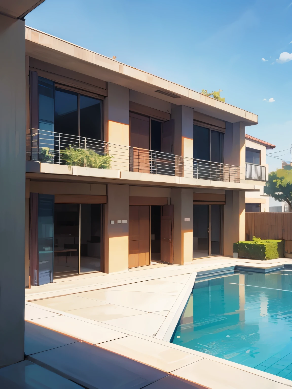 Fachada de Casa super lujosa contemporanea