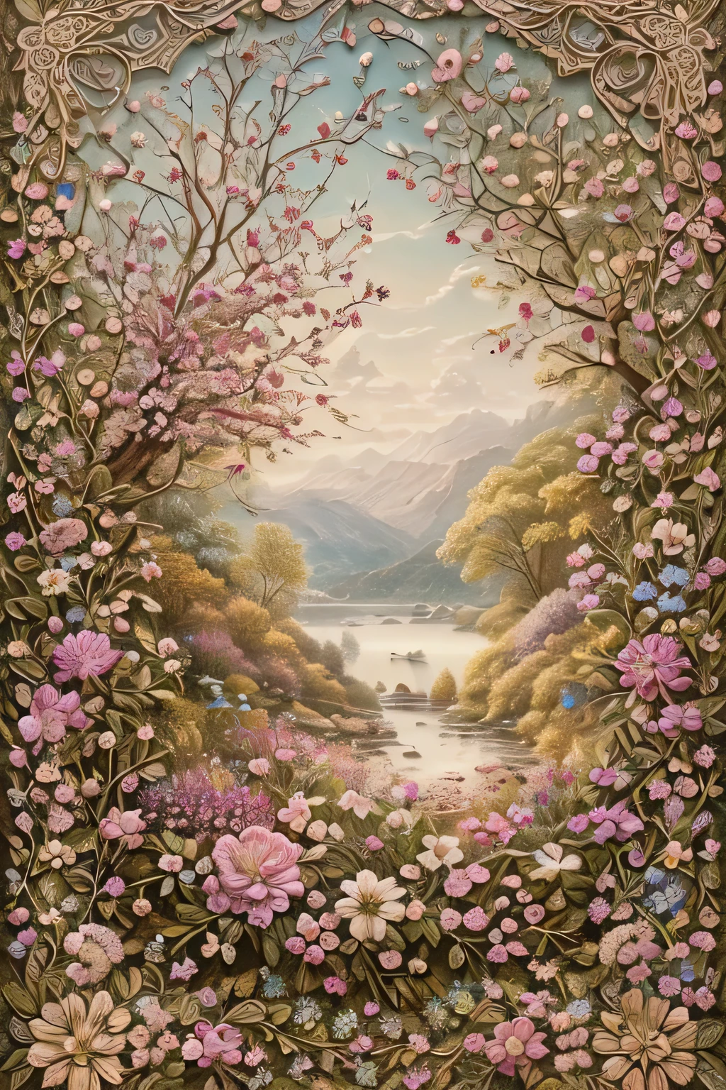 (best quality,4k,8k,highres,masterpiece:1.2),ultra-detailed,(realistic,photorealistic,photo-realistic:1.37),Vintage Skeletons in Bloom, Embroidered Look, Floral Charm, Cottagecore, embroidered skeleton, vintage-inspired flowers, delicate petals, whimsical patterns, ethereal atmosphere, pastel color palette, rustic cottage, blooming garden, nostalgic ambiance, intricately embroidered details, lace-like textures, romantic and dreamy, handcrafted masterpiece, antique charm, old-world elegance, floral motifs, time-worn beauty, enchanting scenery, vintage-inspired fashion, delicate stitching, whimsical accessories, soft and muted tones, traditional craftsmanship, dainty blooms, rustic elements, cozy cottage, natural and organic, storytelling through embroidery, whimsical characters, fairytale-like setting, rustic and floral art, traditional embroideries, vintage treasures, delicate artistry, intricate needlework, floral explosion, delicate poses, vintage elegance.