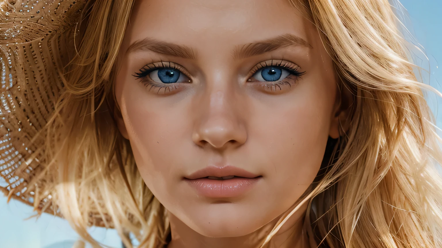 (NSFW:1.5) close up, naked, nude,"instagram supermodel portrait, sandy blonde natural hair, Victoria Secret model body, light blue eyes, natural lighting, on London's iconic Tower Bridge, wearing a modern twist on a classic British ensemble designed by Rick Owens and Virgil Abloh in earth tones."