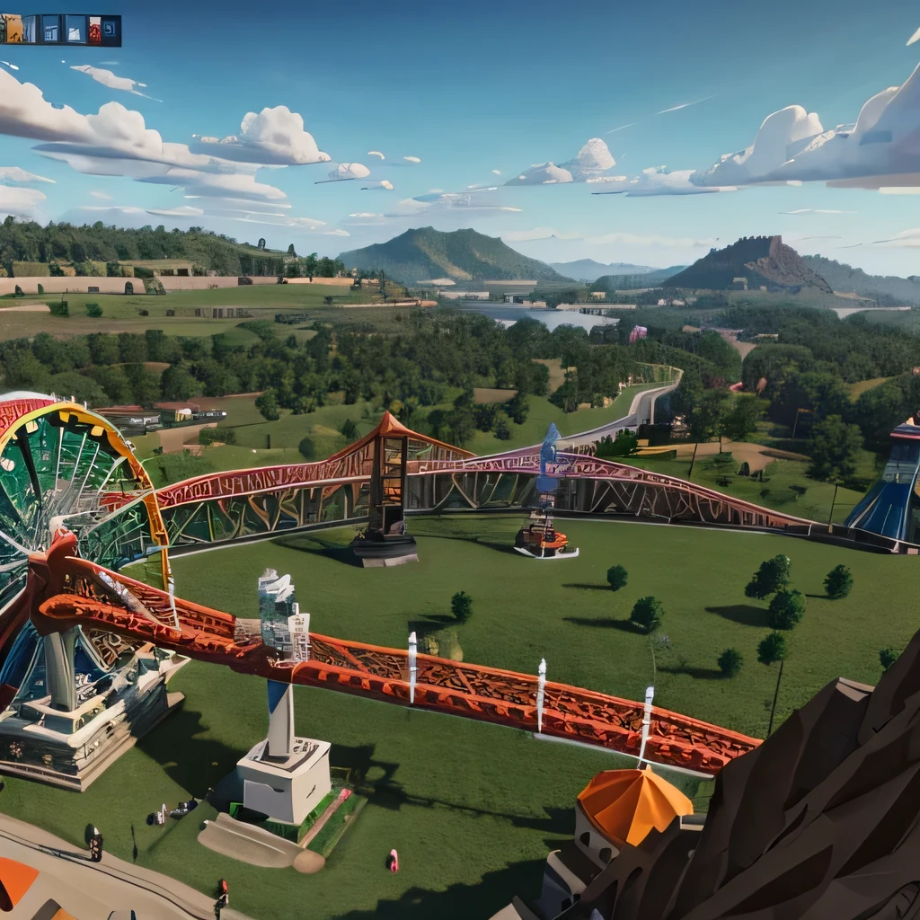 "Explore um mundo vibrante no Roblox, repleto de cidades movimentadas, personagens de jogos, and an exciting amusement park. Divirta-se em montanhas-russas, games and animated interactions!"