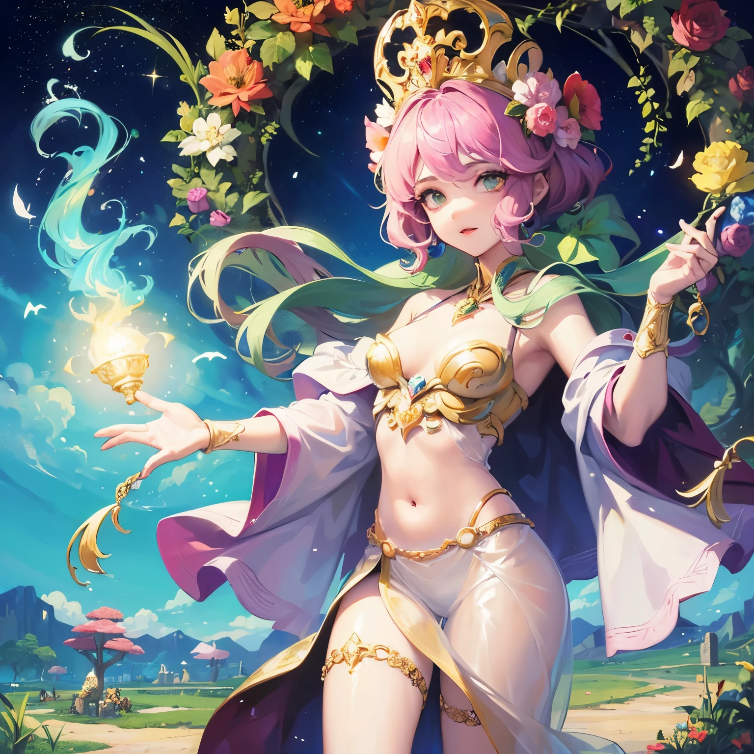 ((melhor qualidade)), ((obra de arte)), (detalhado), Terraria , Princess of light
