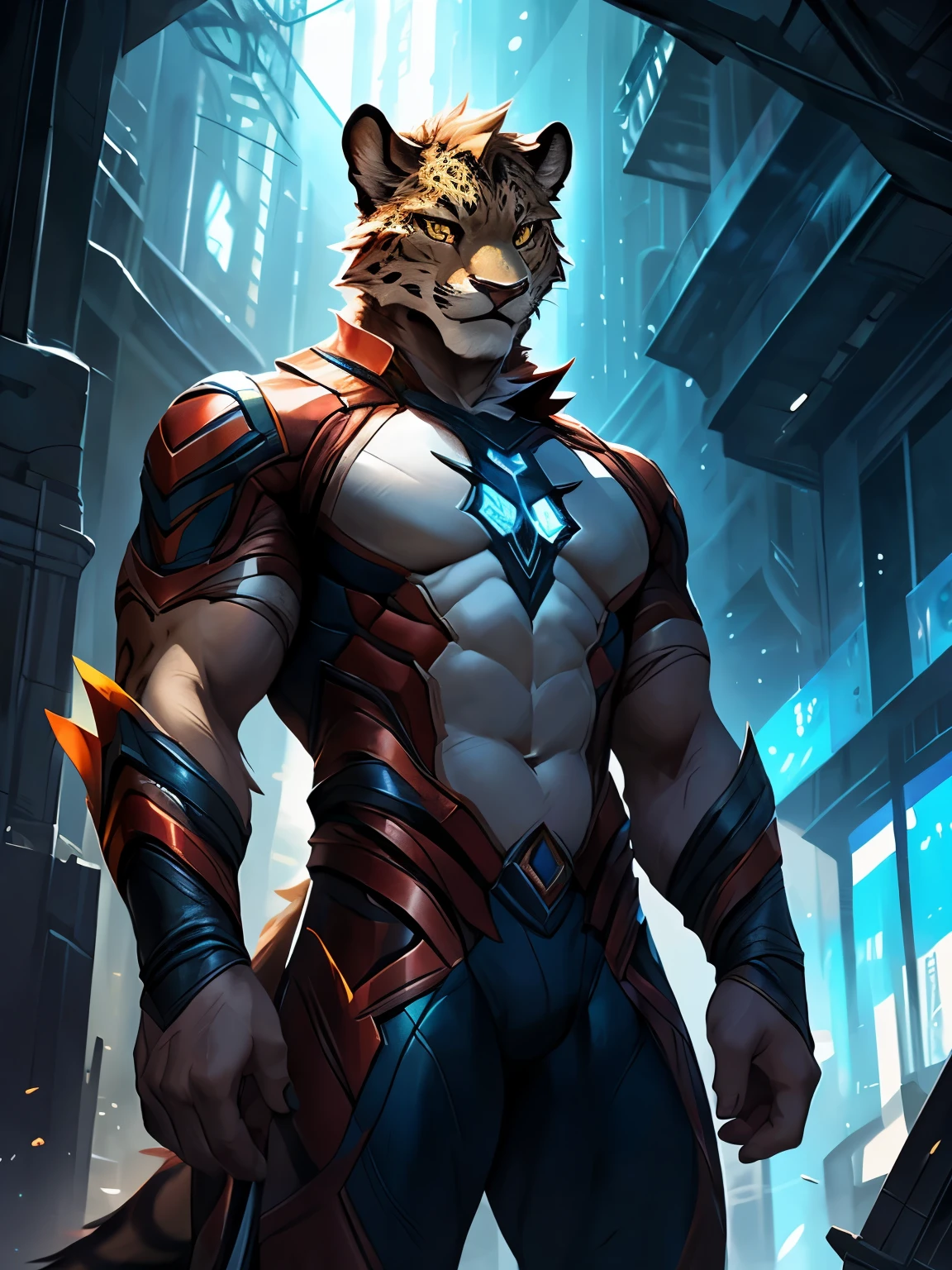 4k, ,8K, A high resolution, best quality, perfect colors, perfect shadows, perfect lighting, posted on e621, (by Chunie, by canyne khai, by t.y.starale), male, furry, Tiger anthro, solo, yellow eyes, (Realistic eye details 1.2), On a spaceship, Wearing Marvel Costume, Super Hero, Marvel, Full body like, Slim body, dramatic lighting, soft lighting, day, highly detail, Hair coiled, delight, Standing up position, cool pose charm, Abstract beauty, centre, Looking at the camera, Facing the camera, nearing perfection, Dynamic, highly detailed, illustration, (Realistic background), ((Bonifasko lighting)), (Detailed eyes), perfect pupils, detail eyes, detail fluffy fur, (seductive face:1.2), fit body, Looking at the camera,, fit body, perfect male figure, Detailed fur, Detailed face, Perfect face, Detailed background, (Complex), (Super Detail), (Ultra Clear), (Best Quality)